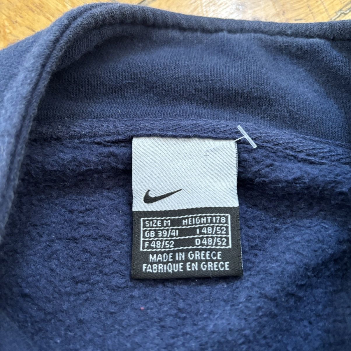 Vintage Nike Vintage Full Zip Sweatshirt Drill Y2k Size US M / EU 48-50 / 2 - 5 Thumbnail