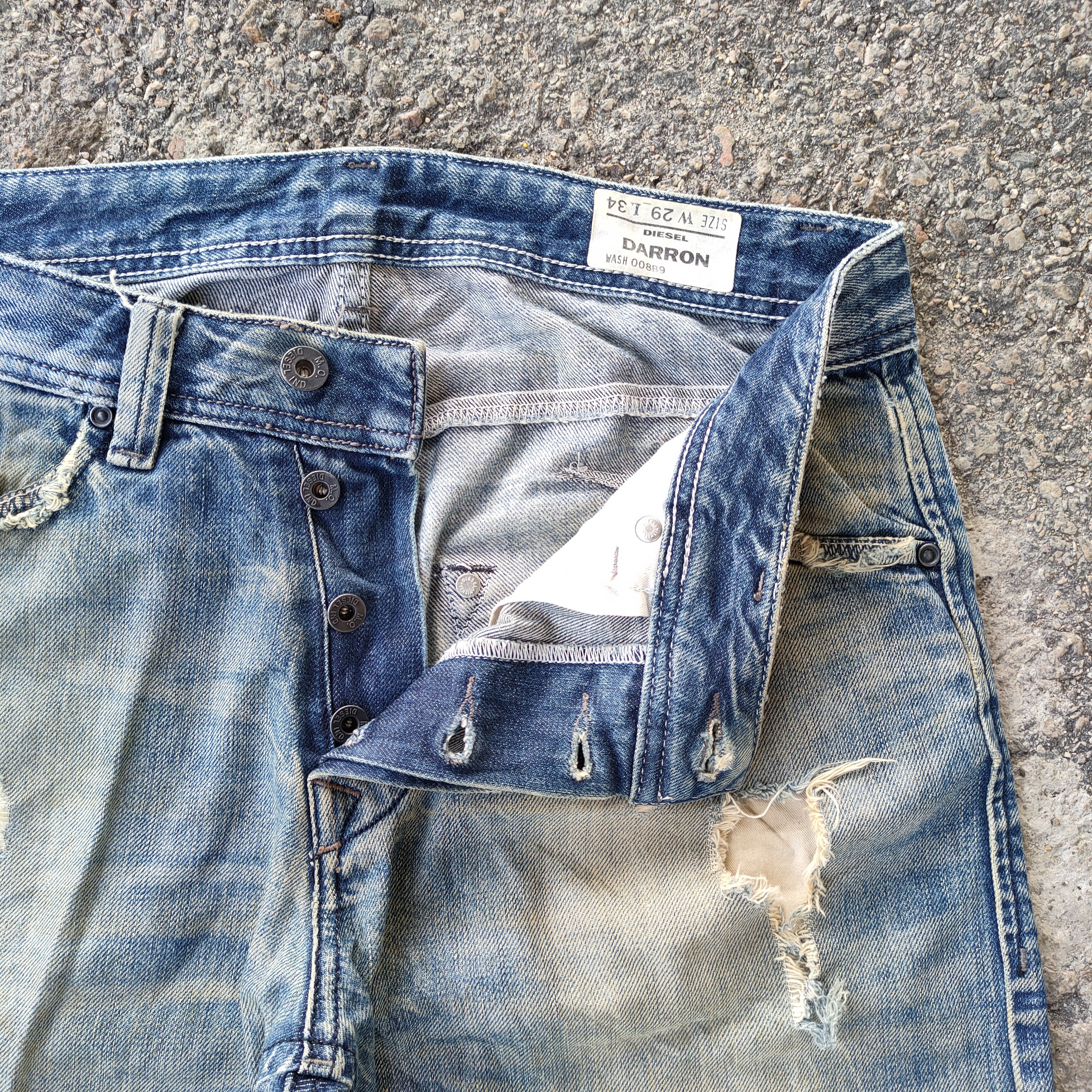 Diesel vintage Diesel rusty distressed jeans denim pants Size US 31 - 6 Thumbnail