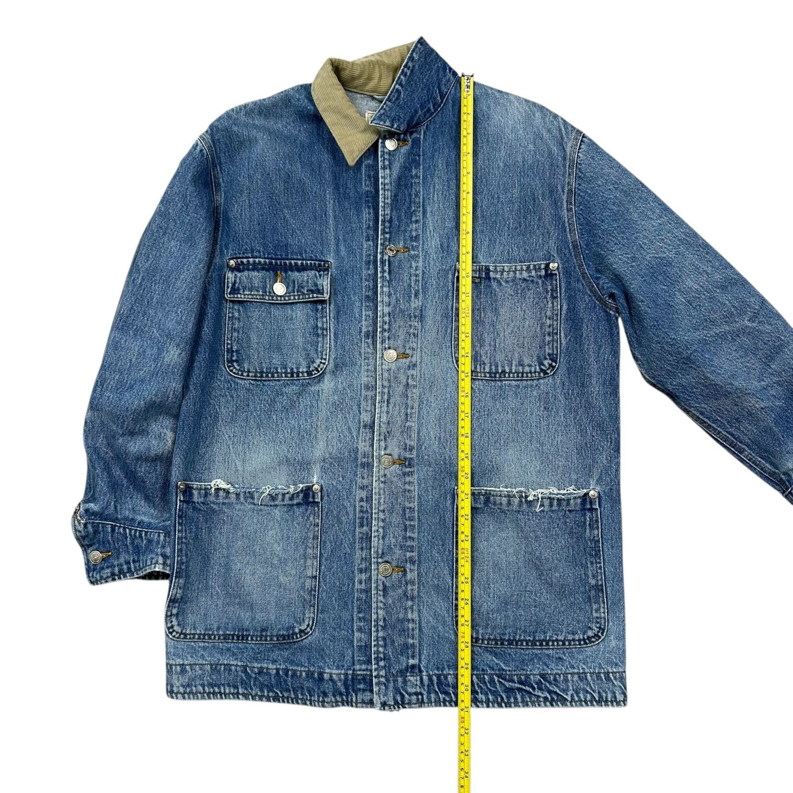 Polo Ralph Lauren VTG 90s POLO RALPH LAUREN DENIM COVERALL JACKET MADE IN USA Size US S / EU 44-46 / 1 - 9 Thumbnail