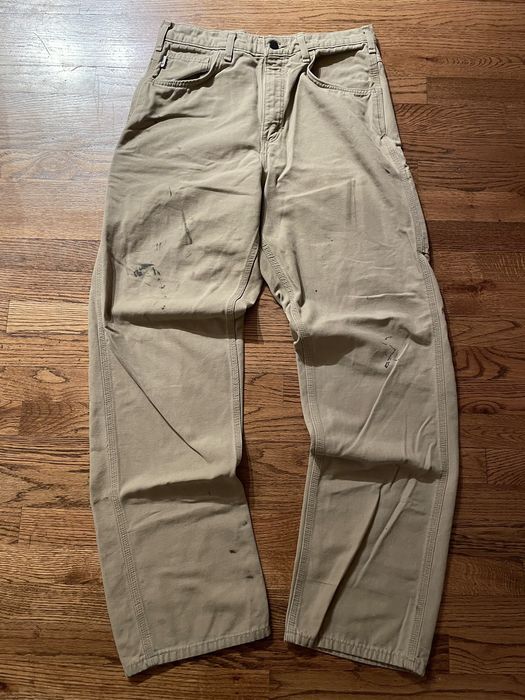 Vintage Vintage 90s Carhartt Flame-Resistant Loose Fit Work Pants | Grailed