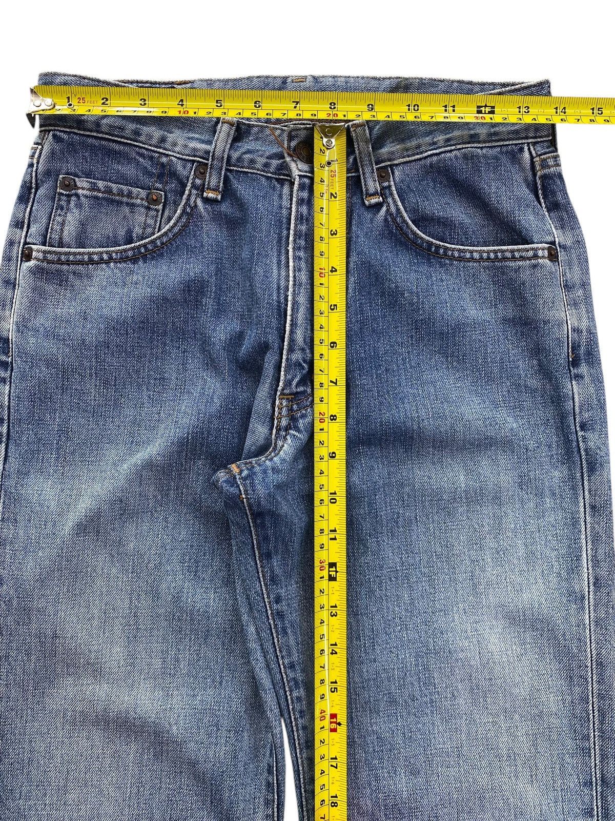 Edwin Edwin 503 High Waist Blue Wash Style Straight Leg Jeans Size US 28 / EU 44 - 6 Thumbnail