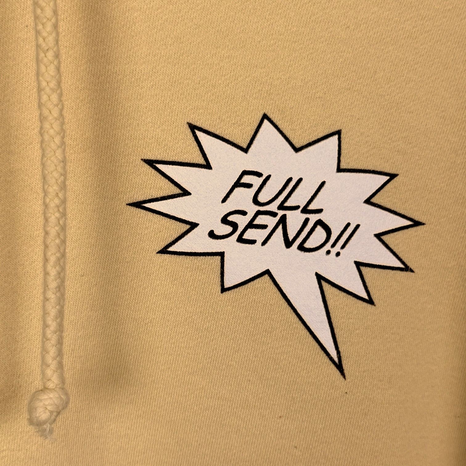 Full Send Full Send Nelk Boys Yellow Hoodie Candy Pills Mouth Men's L Size US L / EU 52-54 / 3 - 4 Thumbnail