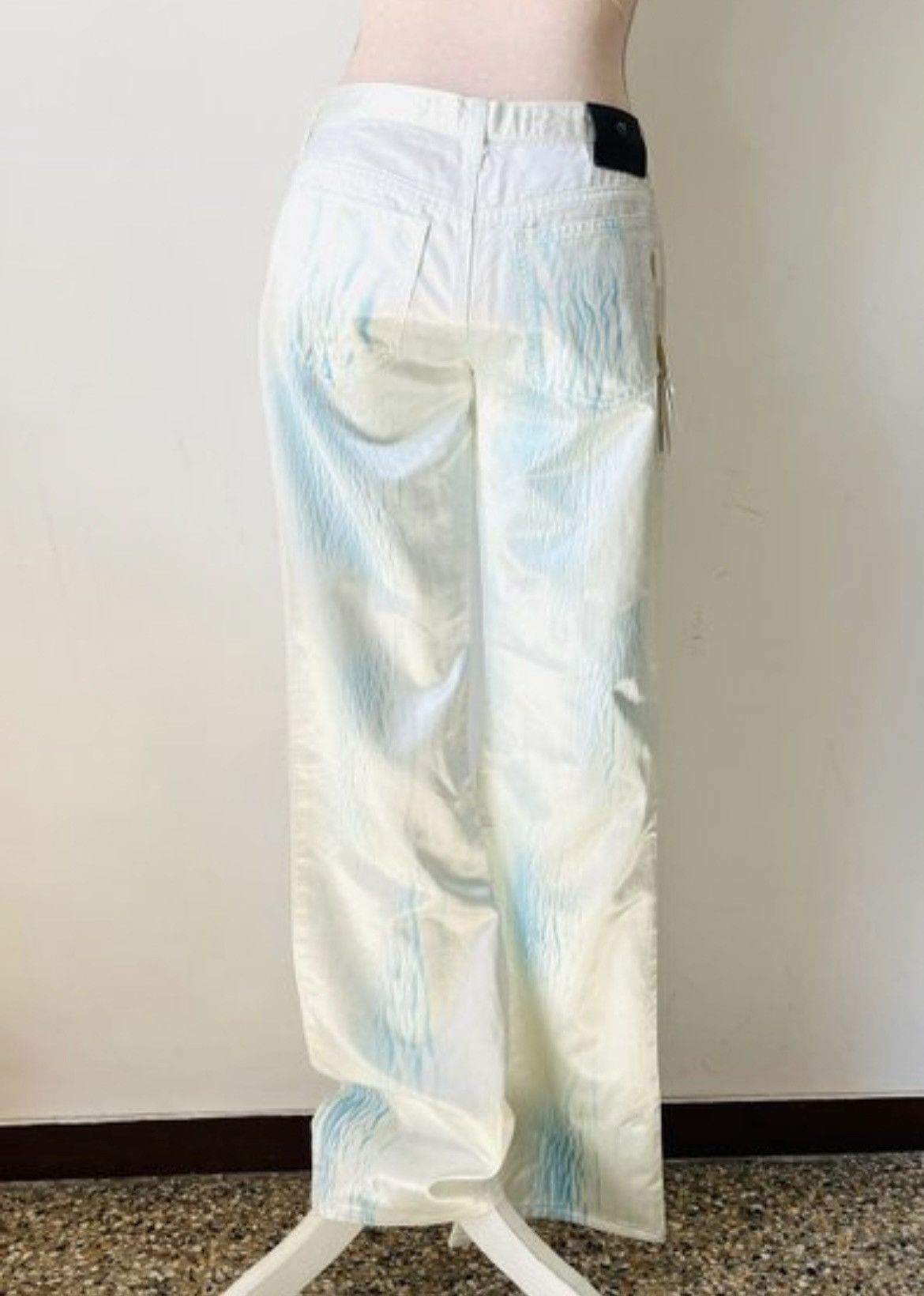 Versace Jeans Couture Versace Abstract Satin Pants – IT 42 / NWT Size 28" / US 6 / IT 42 - 3 Thumbnail