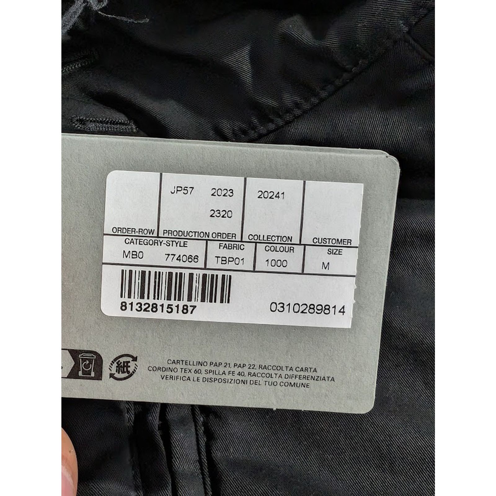 Balenciaga o1rshd1 Paris Jacket in Black Size US M / EU 48-50 / 2 - 18 Thumbnail