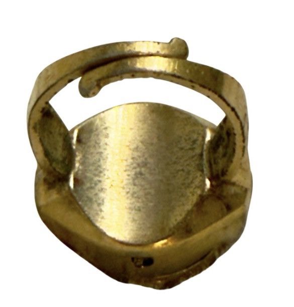 Other Sheffield Swiss Made Ring Watch Gold Tone Hinged Cover AS-IS Size ONE SIZE - 8 Thumbnail