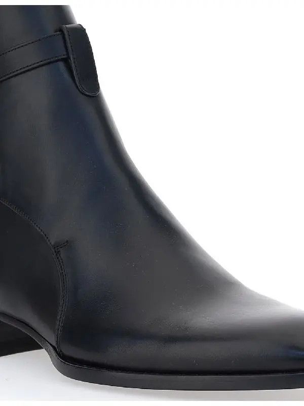 Saint Laurent Paris o1tr1nto0326 630482 Wyatt Jodhpur Boots Smooth Leather Size US 12 / IT 42 - 2 Thumbnail