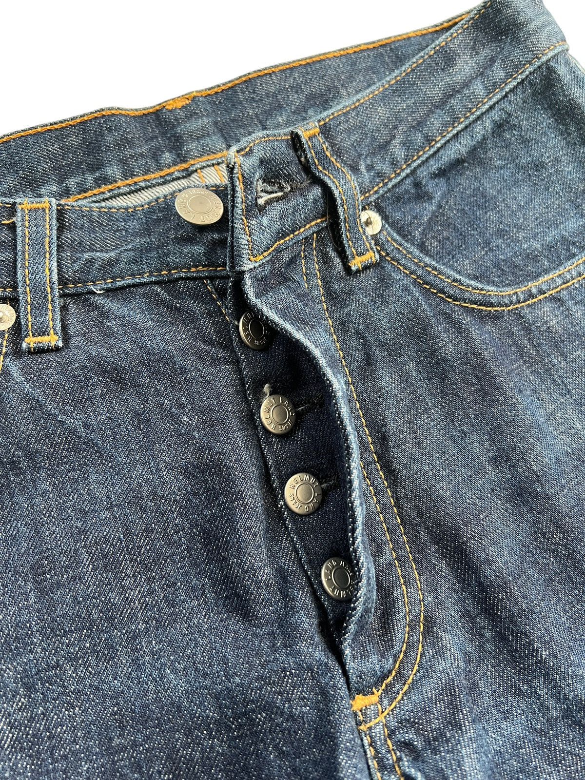 Helmut Lang 1998 Helmut Lang Italian Cut Raw Denim Size US 27 - 7 Thumbnail