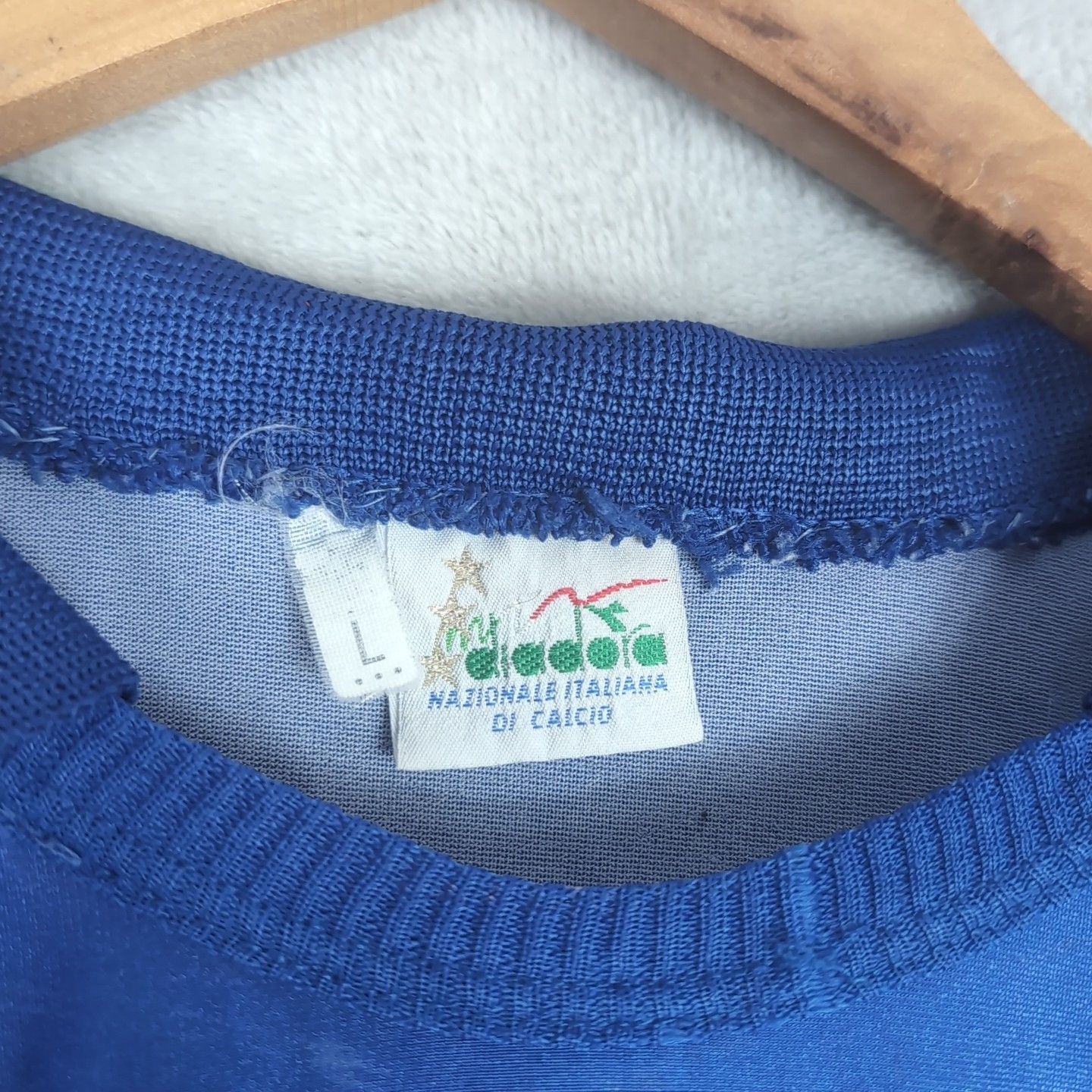 Diadora ITALY 1986 HOME SHIRT FOOTBALL SOCCER JERSEY DIADORA MENS Size US L / EU 52-54 / 3 - 2 Thumbnail