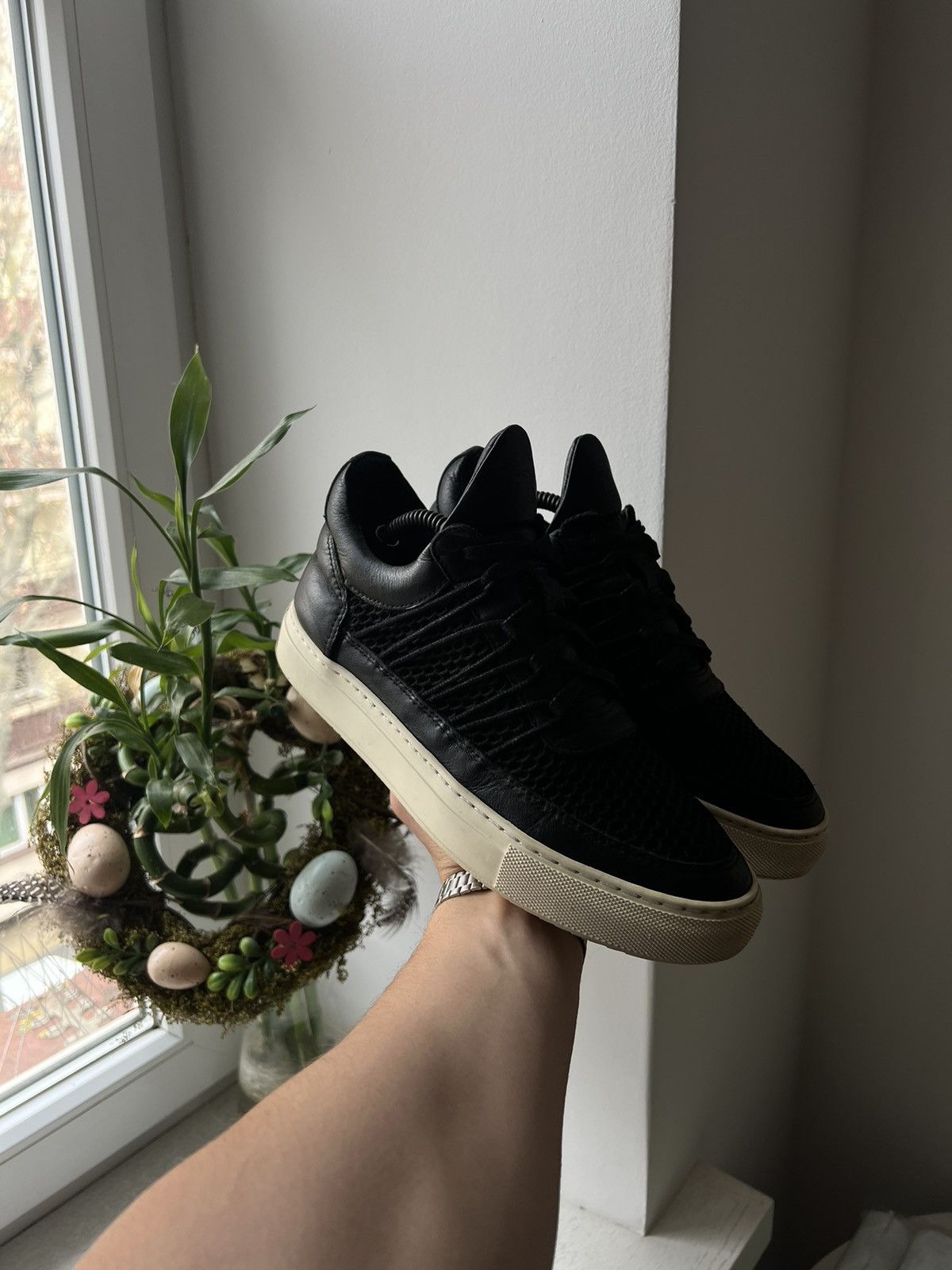 Filling Pieces ‼️Luxury Filling Pieces Leather Casual Designer Shoes‼️ Size US 7 / EU 40 - 2 Thumbnail