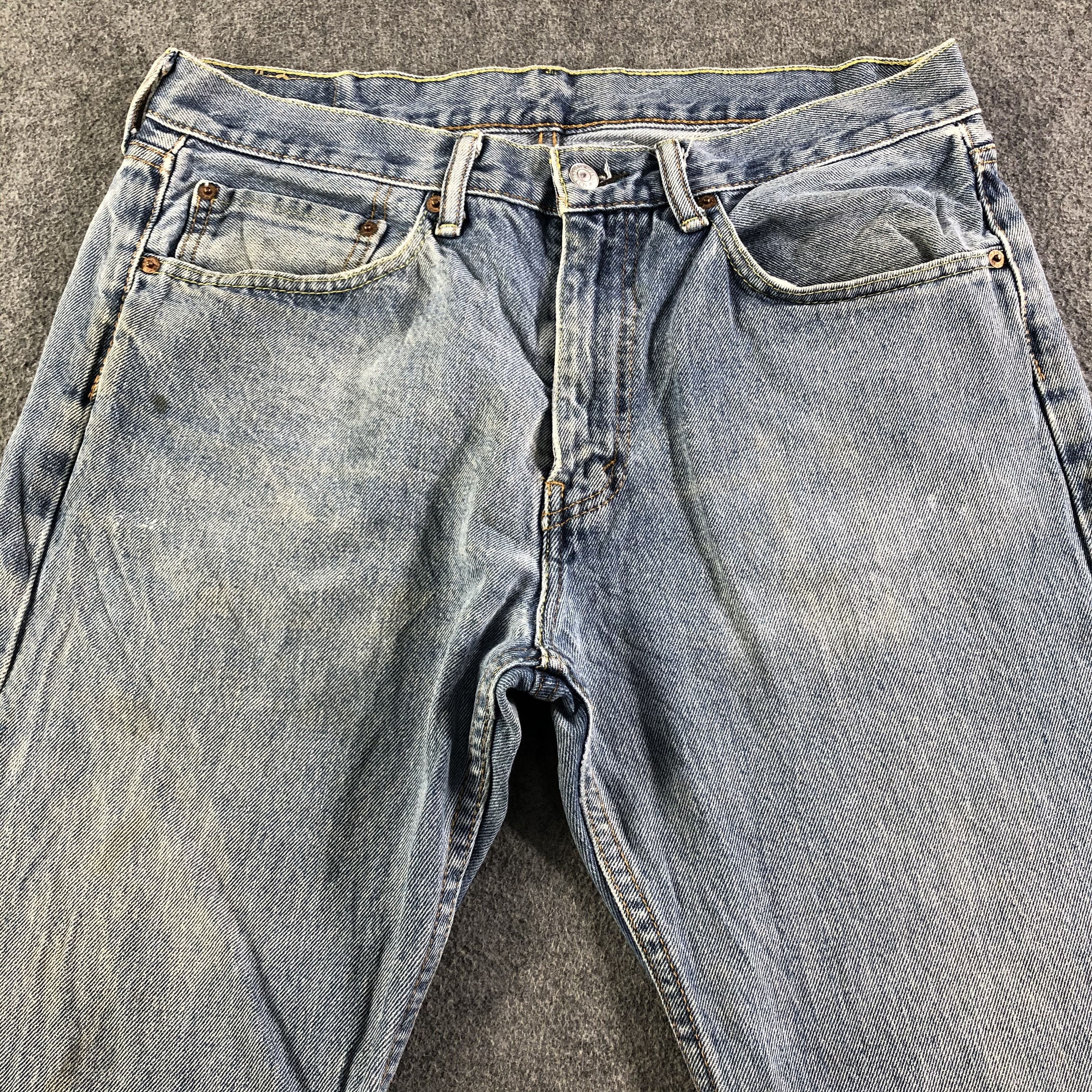 Levi's Vintage Blue Wash Levis 505 Jeans-J3039 Size US 35 - 3 Thumbnail