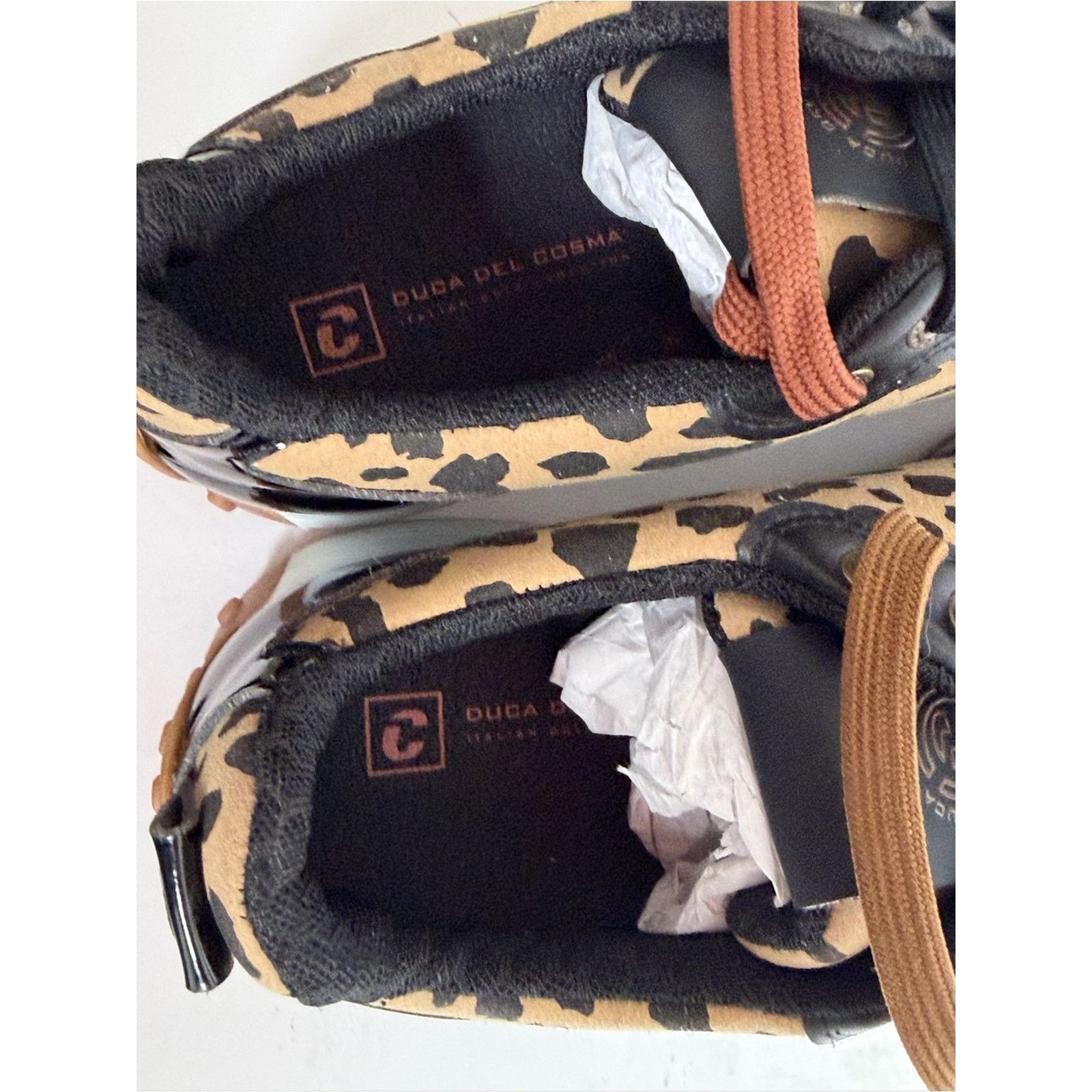 Other Duca del Cosma Women's Aviva Golf Shoes 7.5 Black Cheetah Size US 7.5 / IT 37.5 - 8 Thumbnail
