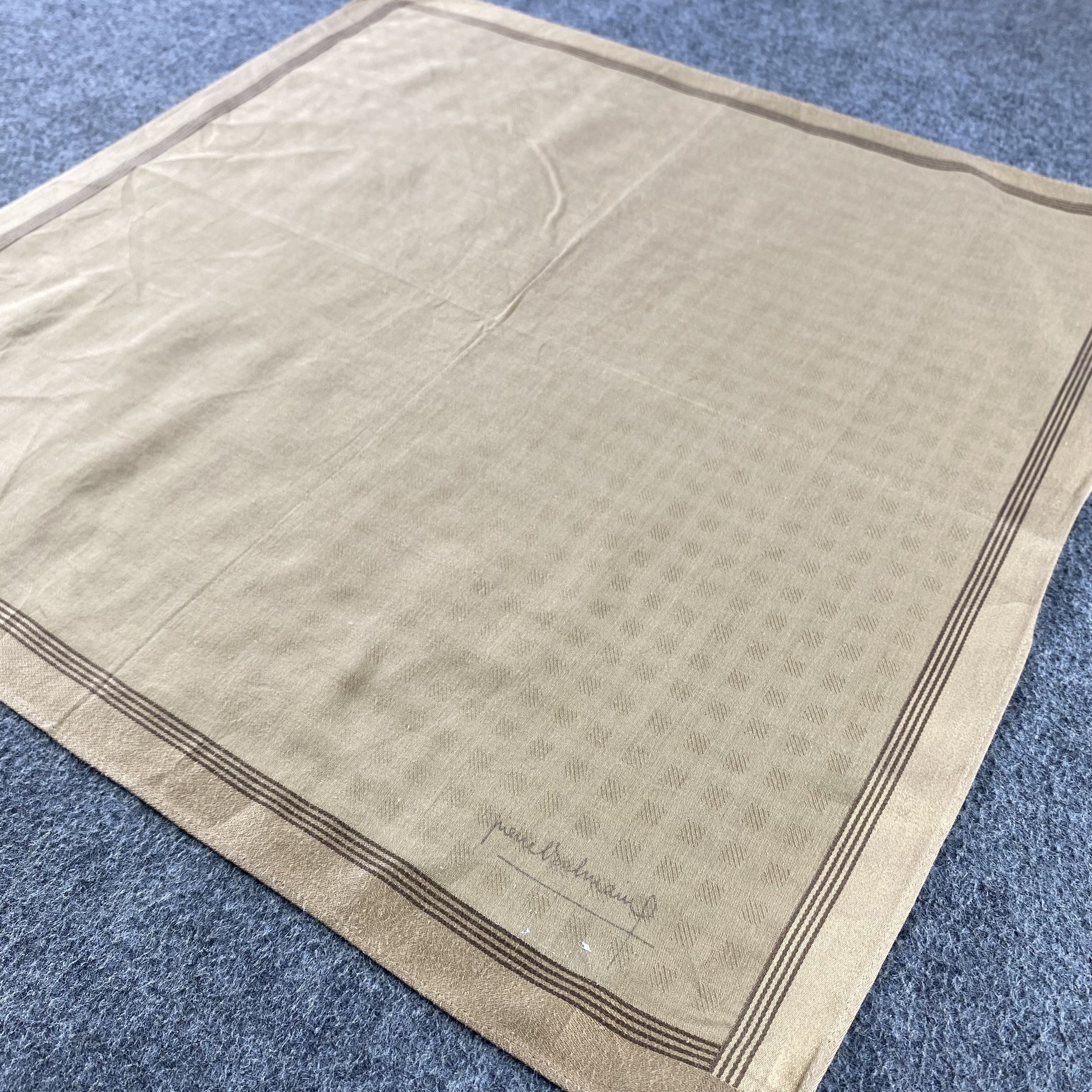 Pierre Balmain × Vintage Pierre Balmain Handkerchief/Neckerchief/Bandana HC Size ONE SIZE - 2 Thumbnail
