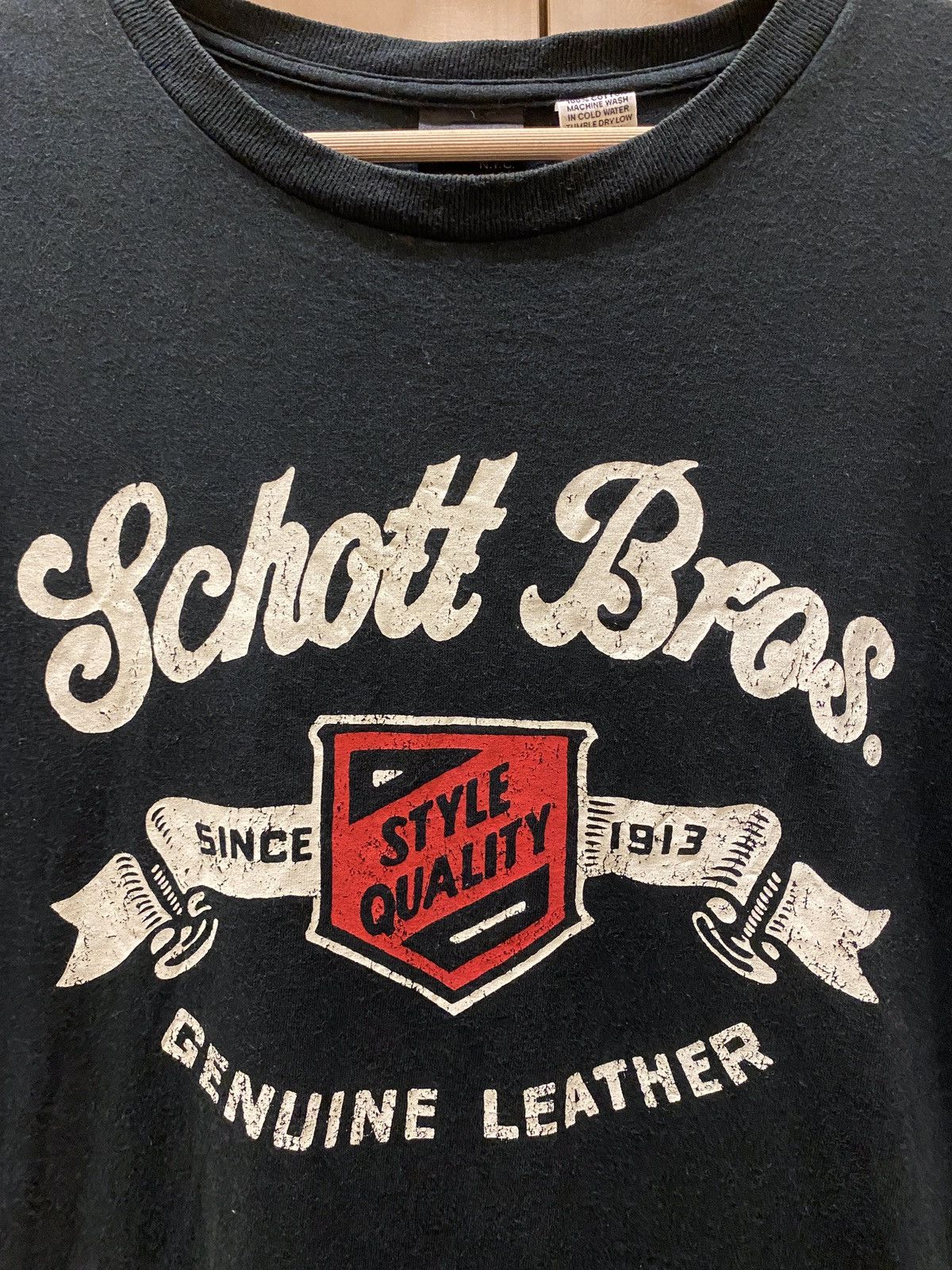 Schott Schott Bros Tshirt Size US M / EU 48-50 / 2 - 2 Thumbnail