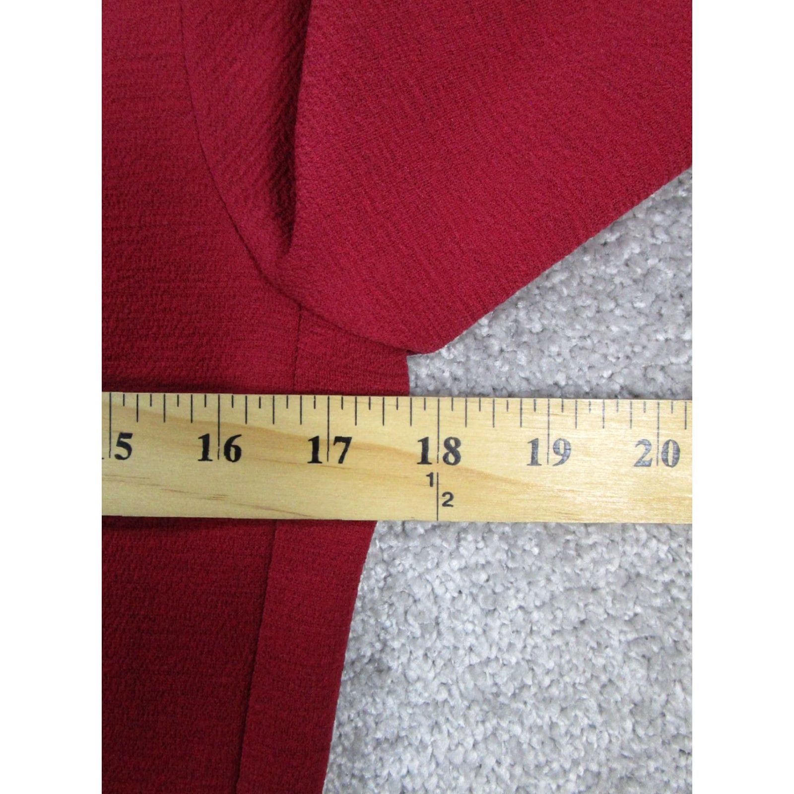 Madewell Madewell Shirt Womens Xxs Red Texture & Thread Wrap Blouse Size XXS / US 00 / IT 34 - 6 Thumbnail