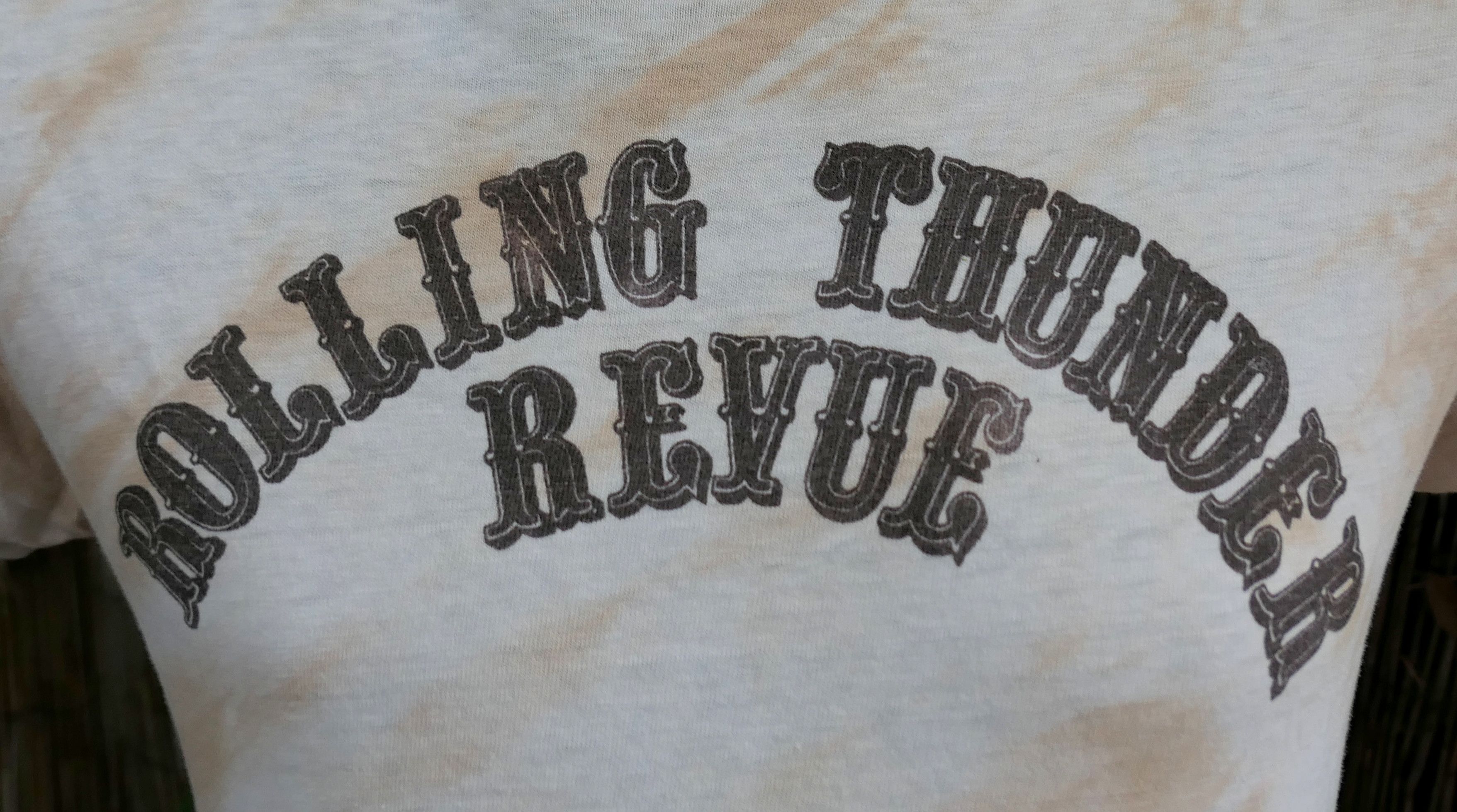 Vintage Vintage 1975 BOB DYLAN Rolling Thunder Review T Shirt Medium Size US M / EU 48-50 / 2 - 2 Thumbnail