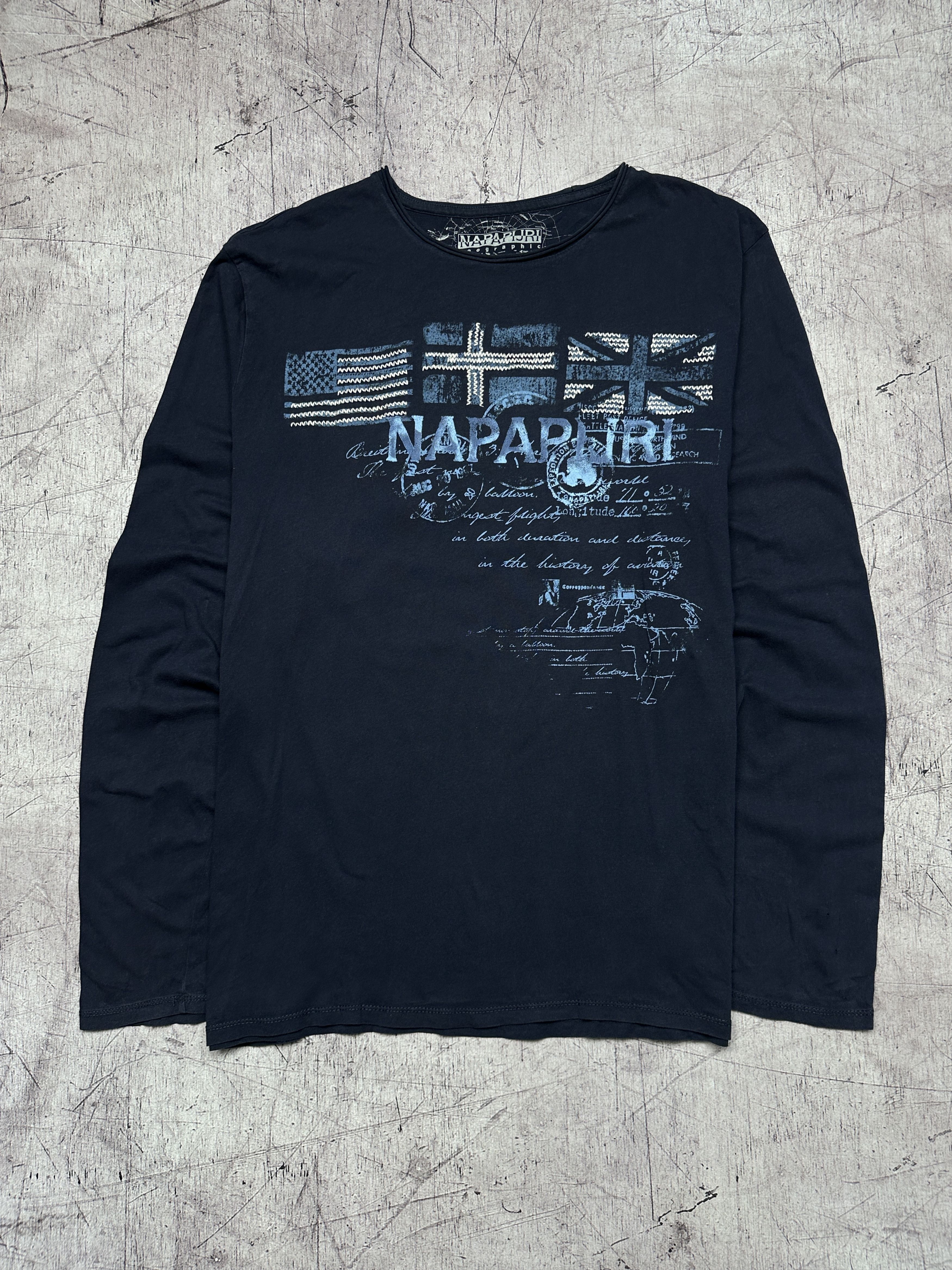 Napapijri Napapijri Vintage Mens Long Sleeve T-Shirt Size US XXL / EU 58 / 5 - 1 Thumbnail