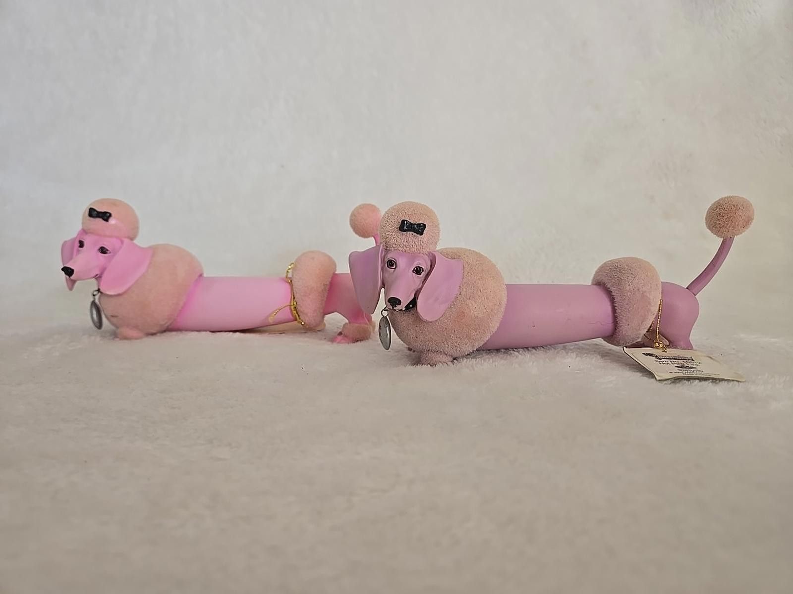 Other Westland Hot Diggity Dog 2005 Pink Link Poodles Dachshund Size ONE SIZE - 2 Thumbnail