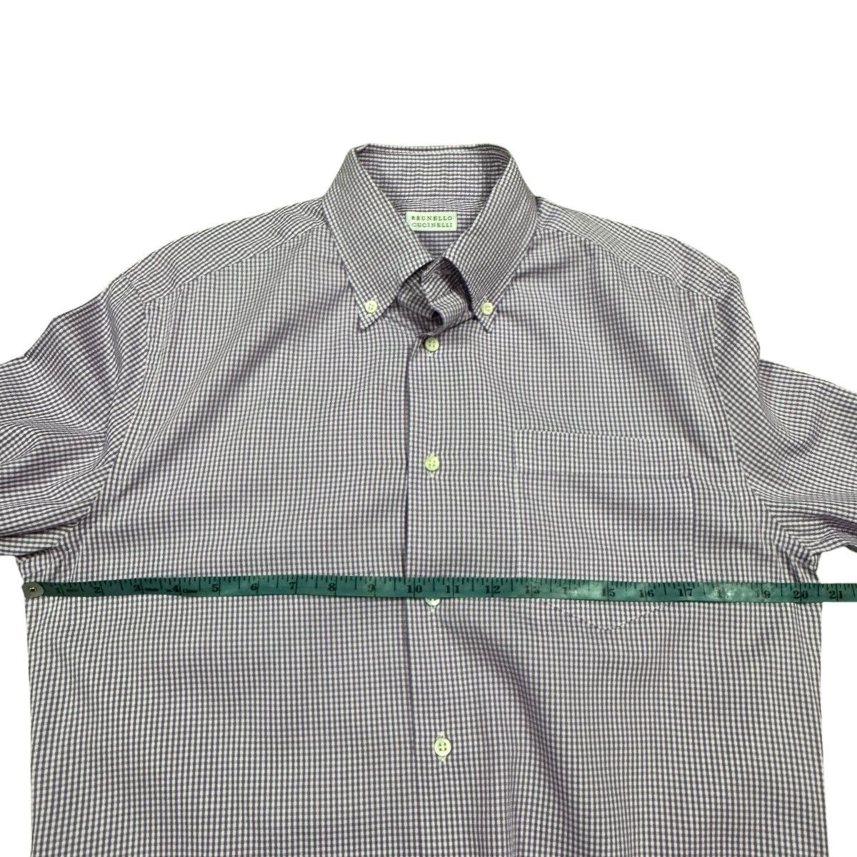 Brunello Cucinelli Brunello Cucinelli Og Checked Shirt Button Ups Italy Size US M / EU 48-50 / 2 - 15 Thumbnail