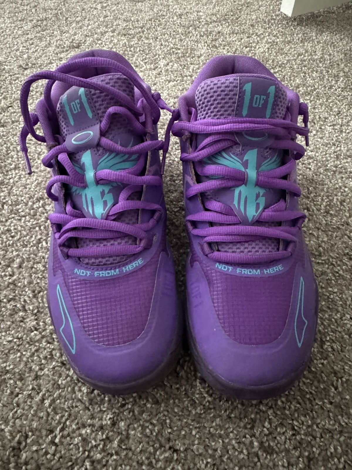 Puma Lamelo Ball Purple Sneaker Size US 10 / EU 43 - 1 Thumbnail