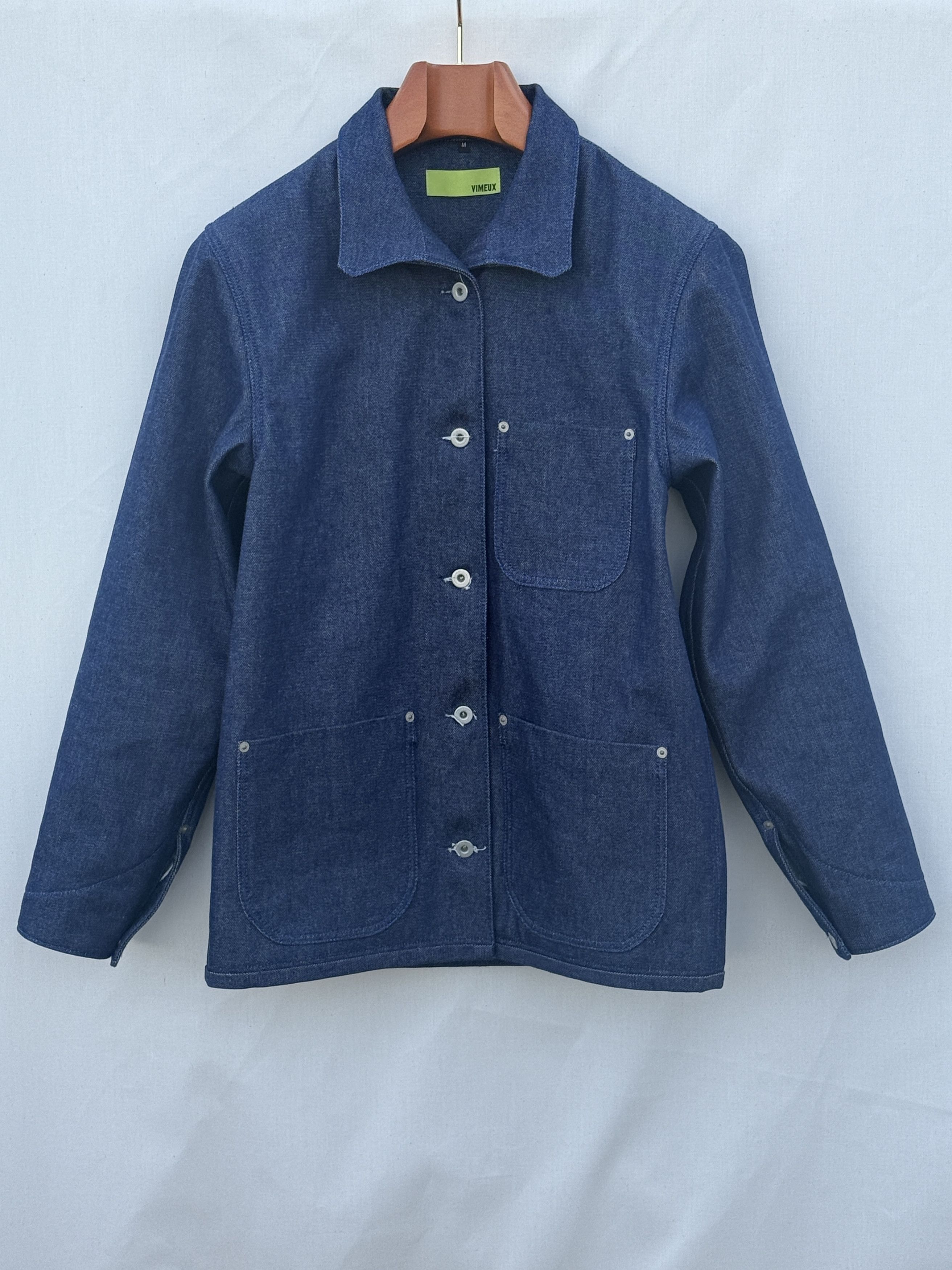 Other Vimeux Broken Weave Denim Chore Jacket With Novelty Lining Size US M / EU 48-50 / 2 - 1 Thumbnail
