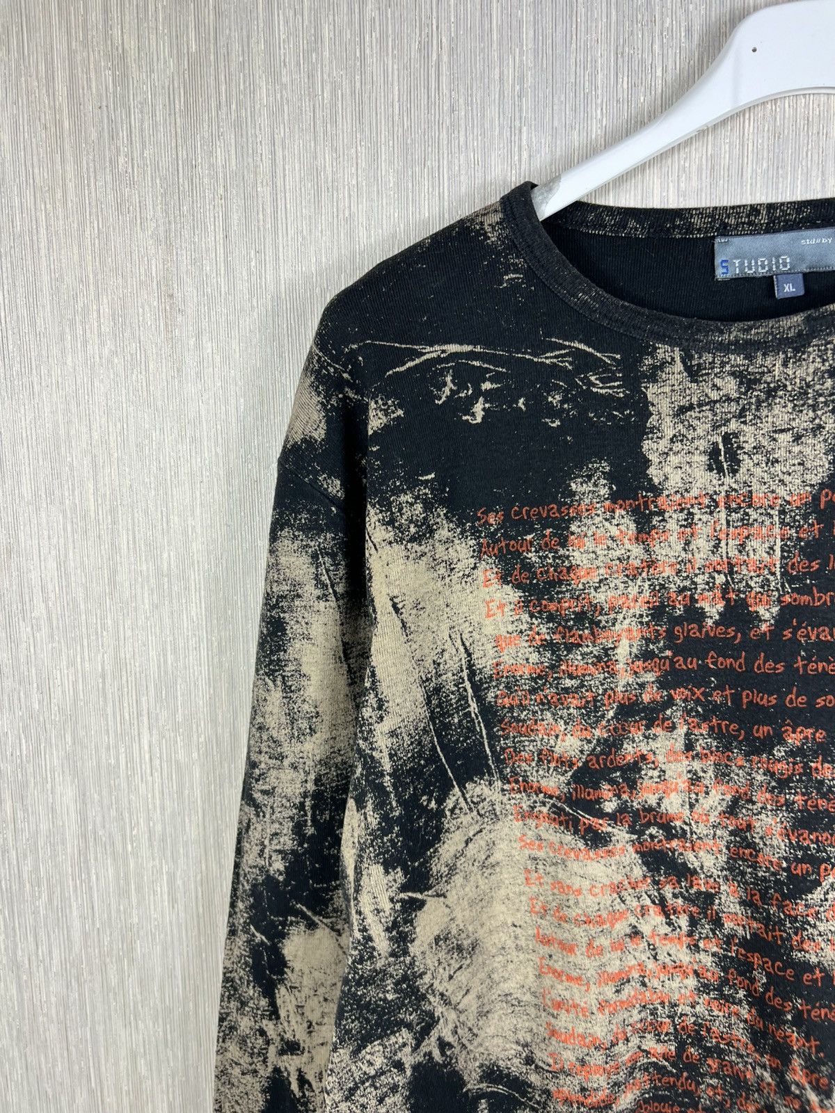 Acne Studios Vintage avant garde studio full print y2k long sleeve tee Size US L / EU 52-54 / 3 - 4 Thumbnail