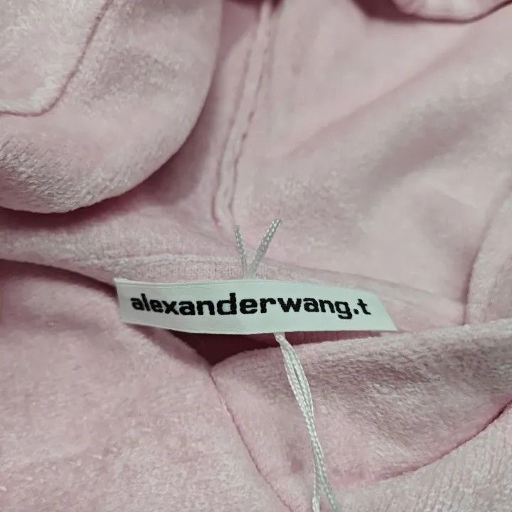Alexander Wang Alexander Wang Pink Logo Hoodie Dress - Size S / US 4 / IT 40 - 5 Thumbnail