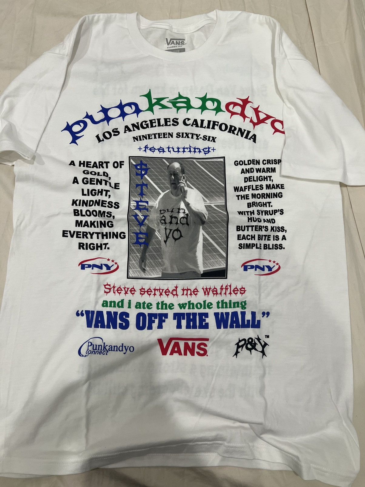 Punk and Yo Punkandyo Vans Tee - Medium | Grailed