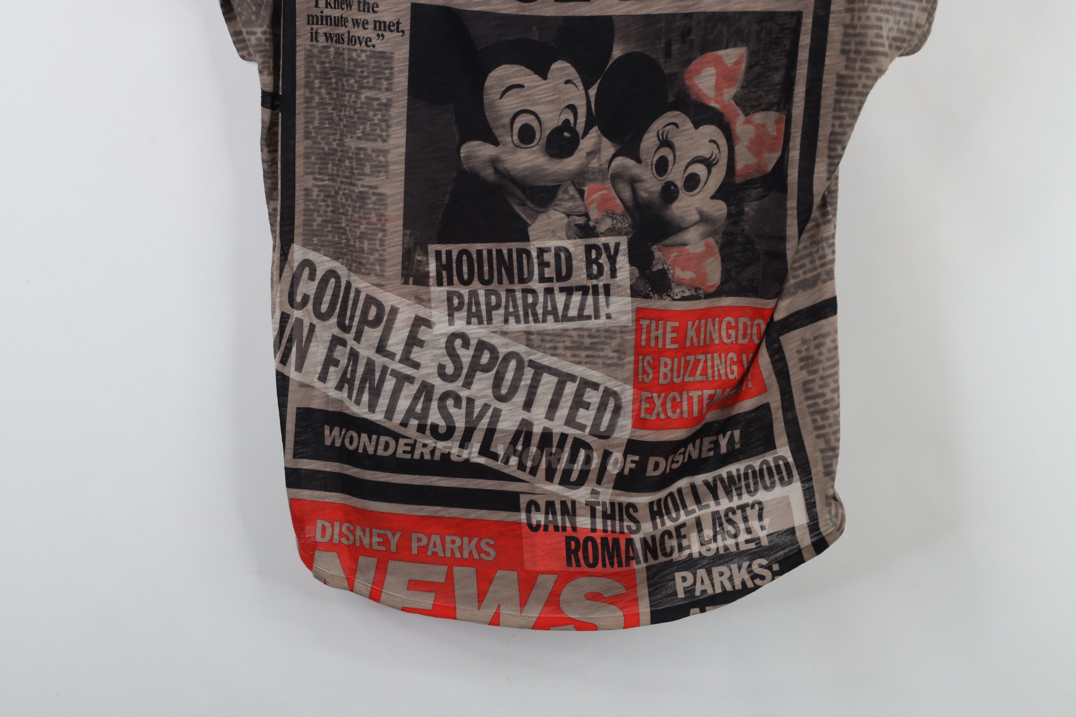 Disney × Vintage Vintage Y2K Disney Park Original Mickey Minnie Print T-Shirt Size XL / US 12-14 / IT 48-50 - 3 Thumbnail