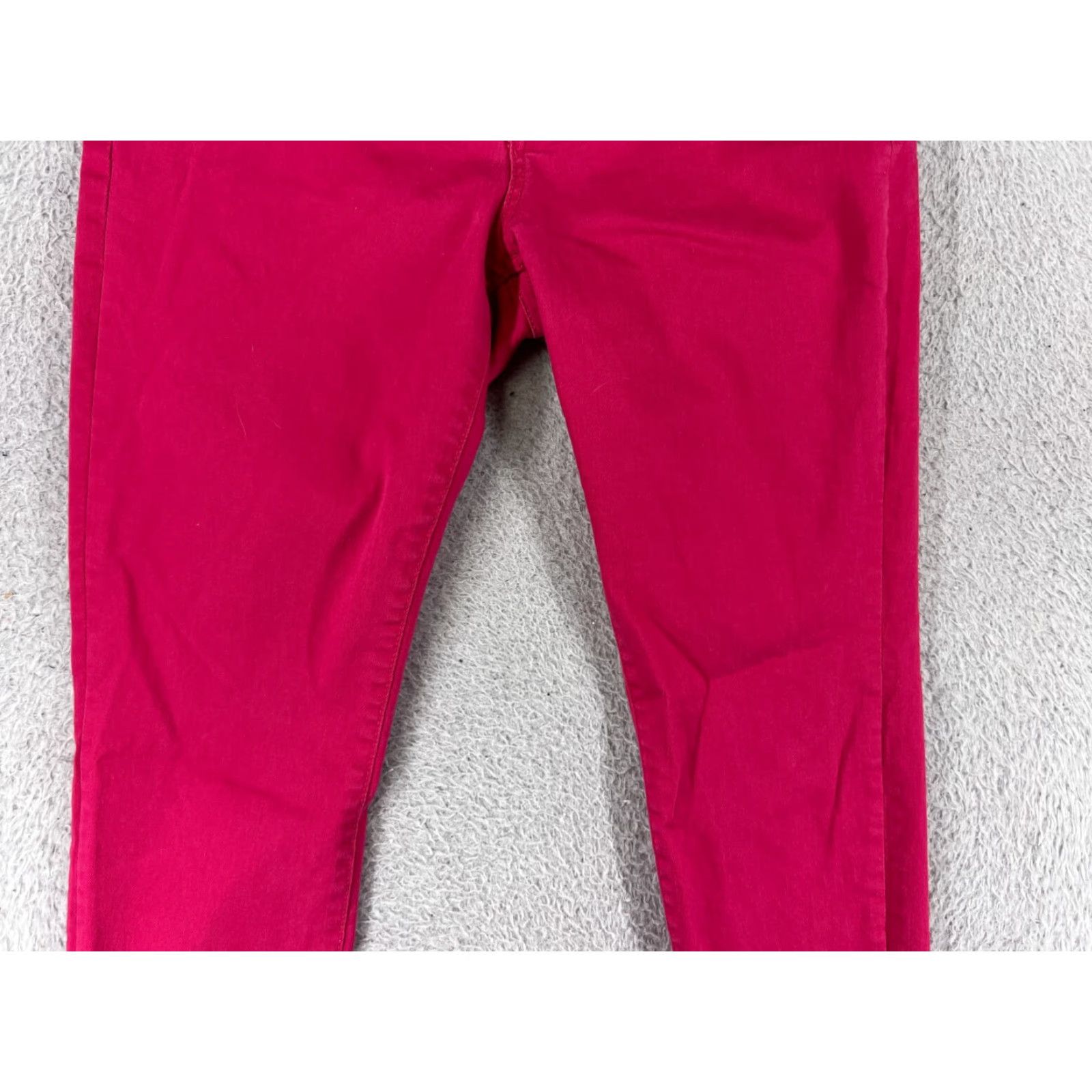 Denime SOHO WOMENS Jeans Skinny 6 Pink Blue Denim 5-Pocket Regular Inseam 24 in Cotton Blend Size 28" / US 6 / IT 42 - 3 Thumbnail