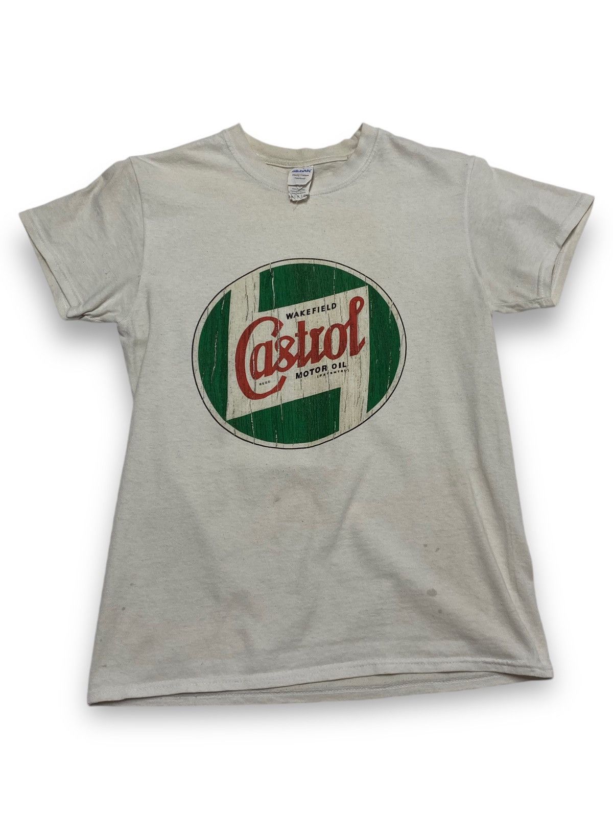 Vintage Vintage CASTROL Motor Oil Big Logo Tee Shirt Size US S / EU 44-46 / 1 - 1 Thumbnail