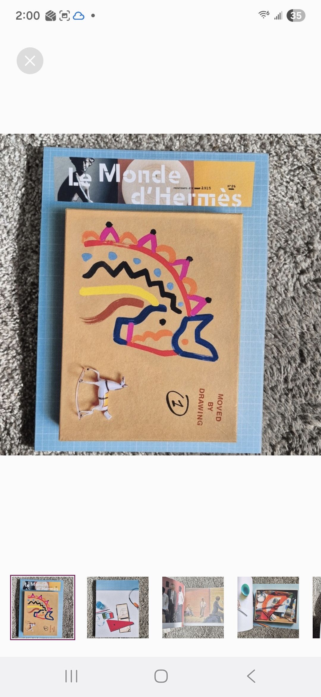 Hermes Hermès Le Monde d'Hermès Magazine-Spring/Summer 25 Size ONE SIZE - 1 Thumbnail