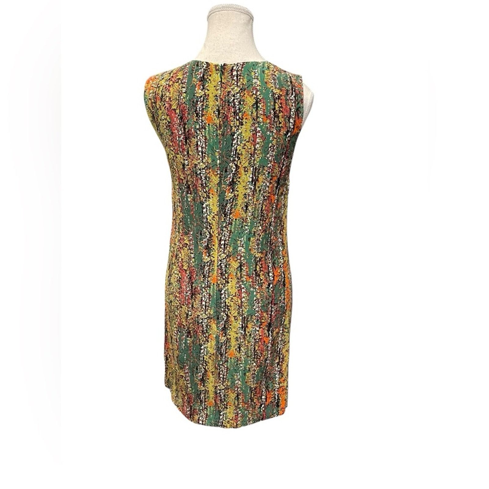 Missoni M Missoni 100% Silk Floral Mini Dress 38 Pink A Line Round Size XS / US 0-2 / IT 36-38 - 4 Thumbnail