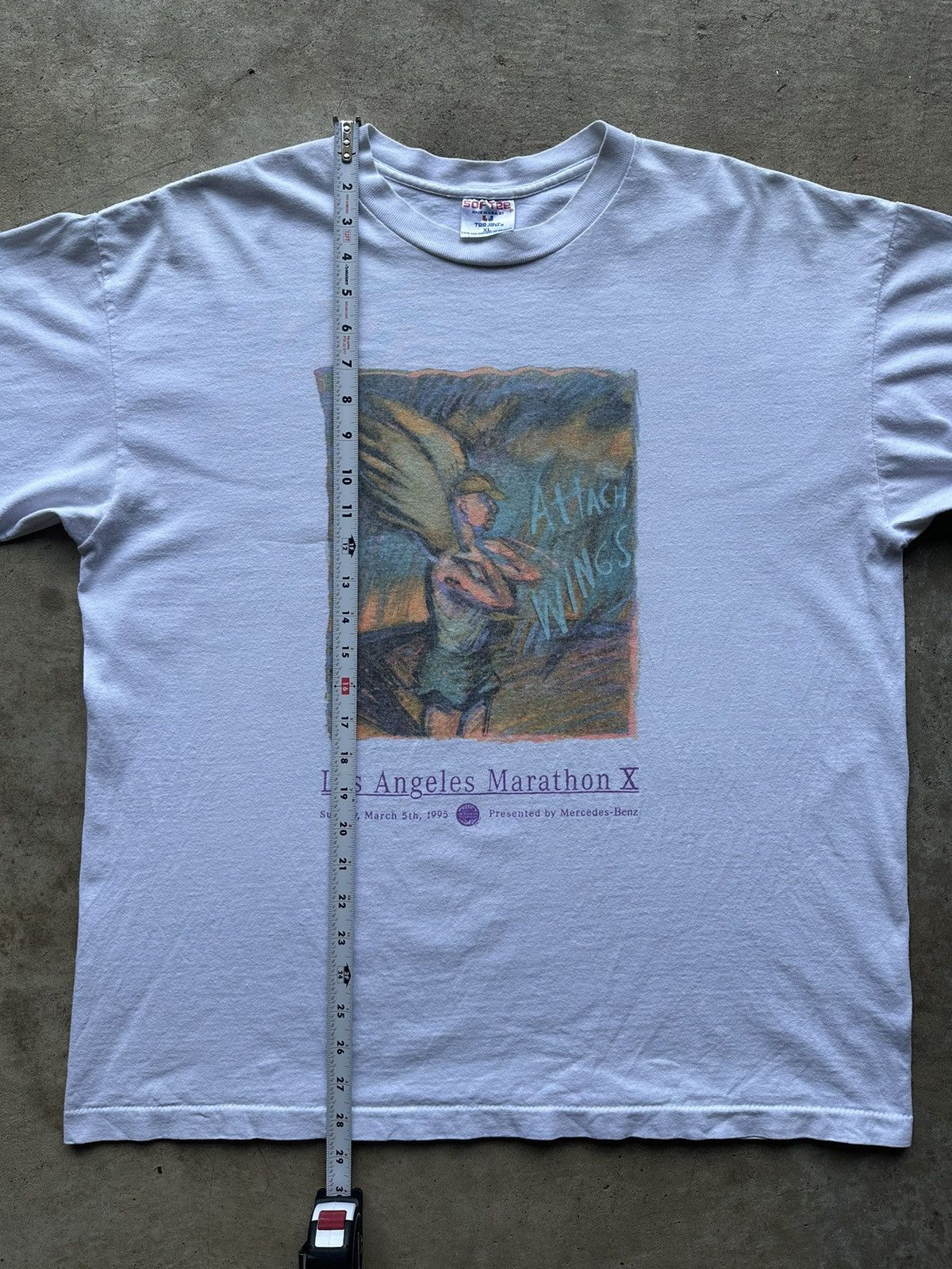 Vintage 1995 Los Angeles Marathon x Mercedes-Benz SINGLE STITCH XL Size US XL / EU 56 / 4 - 9 Thumbnail