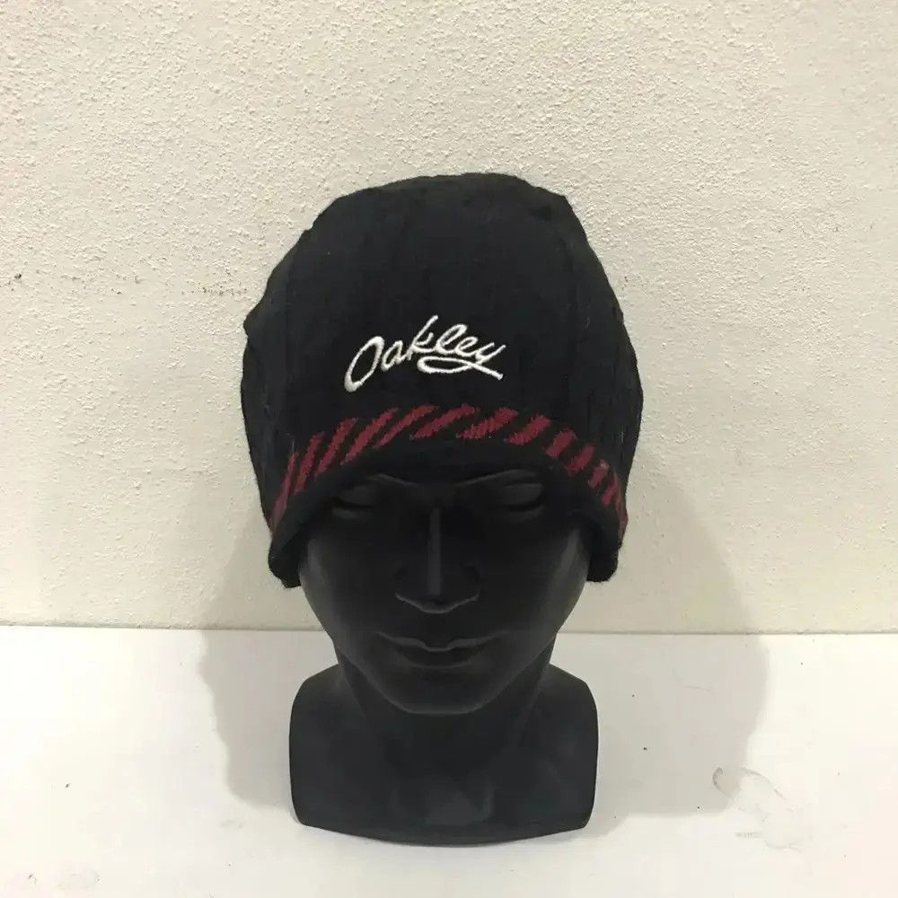 Oakley Vintage Oakley Spellout Beanie Hat Size ONE SIZE - 2 Thumbnail