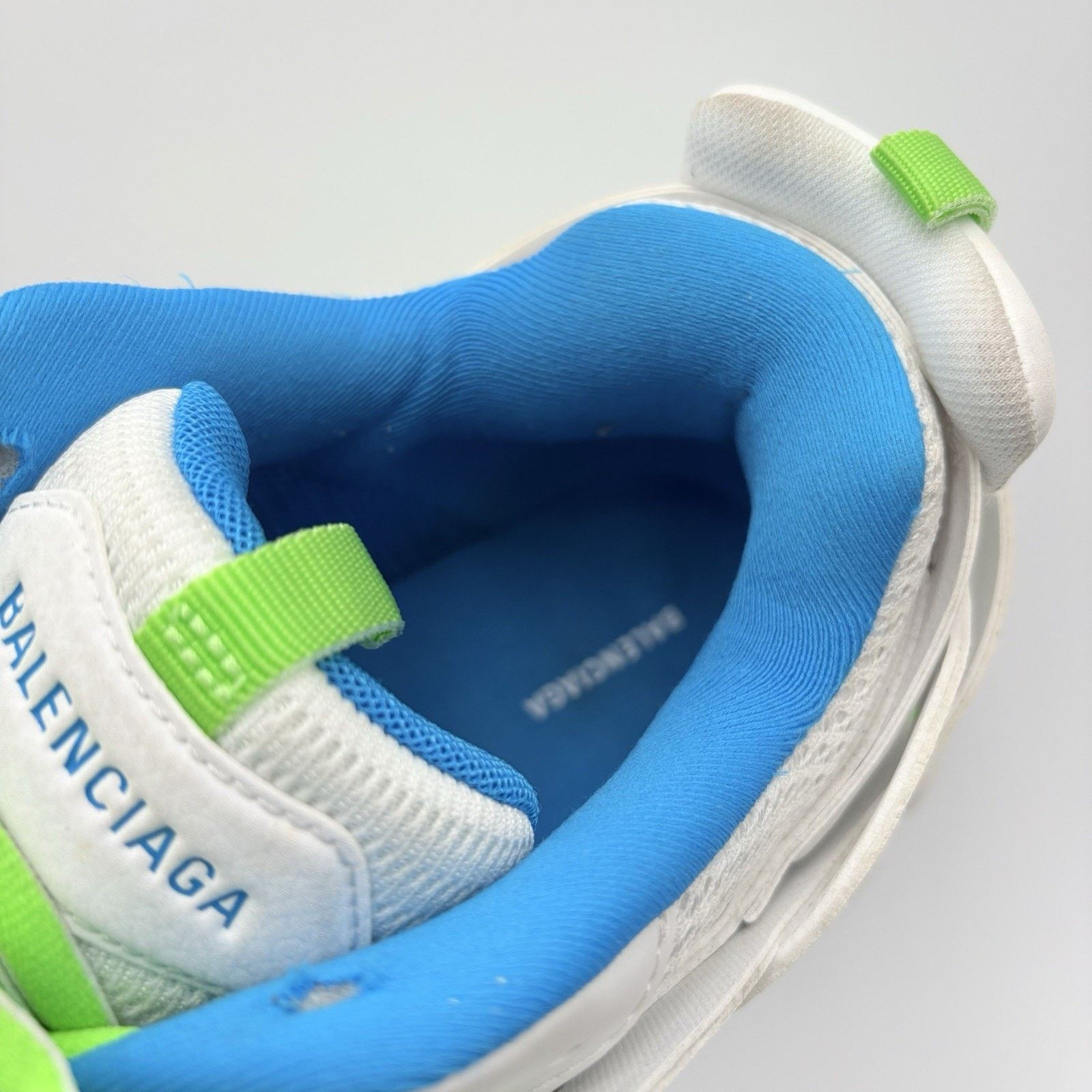 Balenciaga Balenciaga Track ' White Blue Green ' | SUPER CLEAN! Size US 12 / EU 45 - 6 Thumbnail