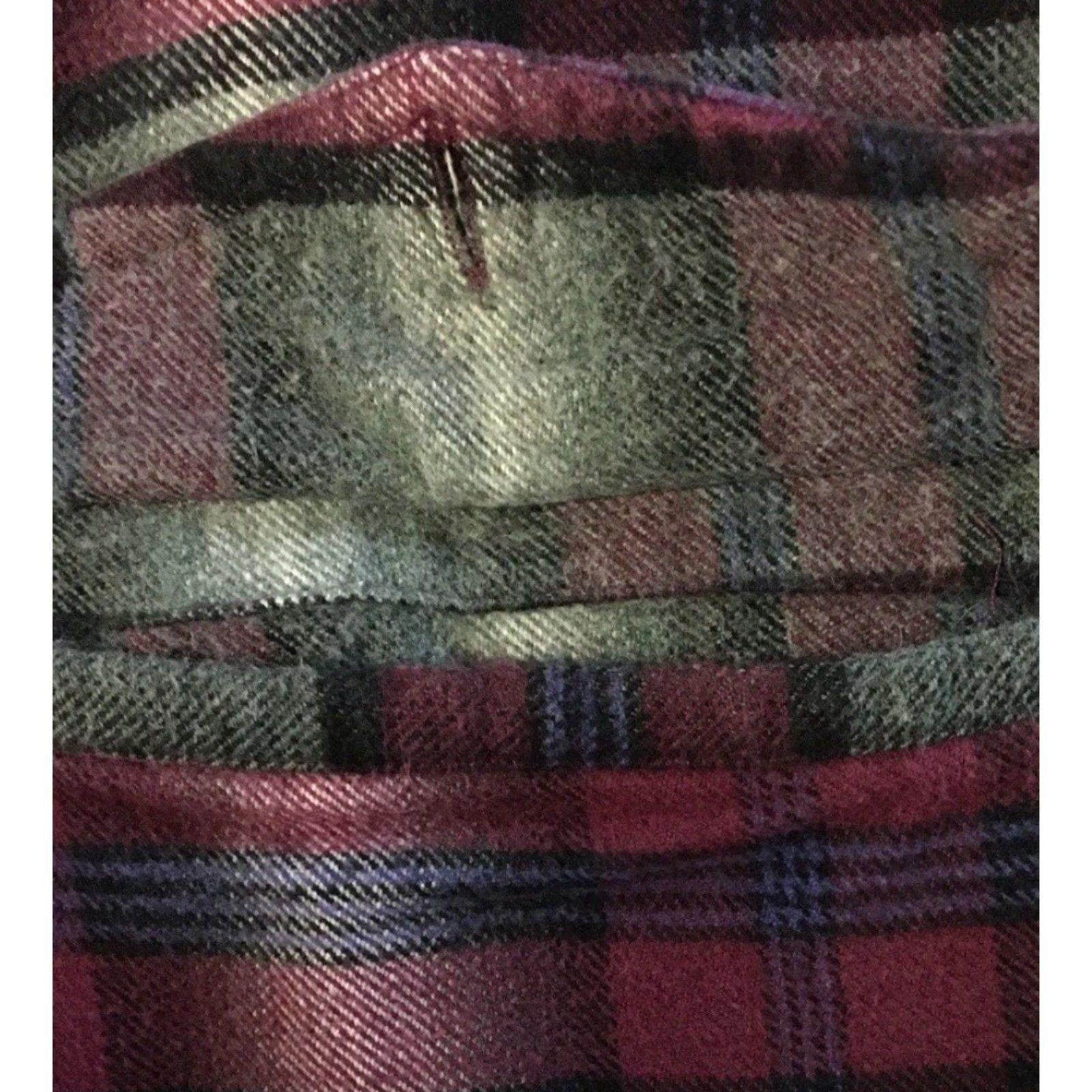 Quiksilver VINTAGE Quiksilver Shirt XL Red Flannel Zip Up Women Guarded by 80s 90s Grunge Vaporwave Biker Punk Surf Skate OP Size XL / US 12-14 / IT 48-50 - 3 Thumbnail