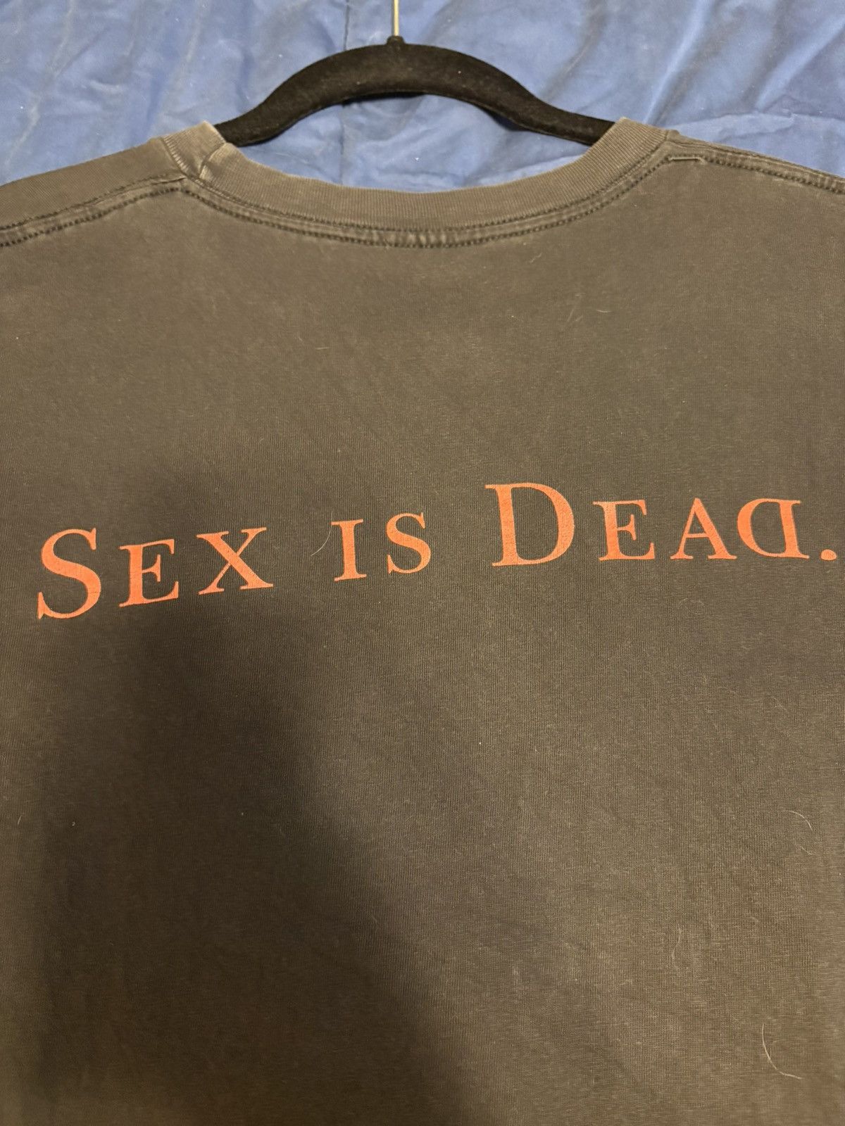 Other Vintage 90s Marilyn Manson Sex Is Dead TShirt Grail Rock Tee Size US L / EU 52-54 / 3 - 3 Thumbnail