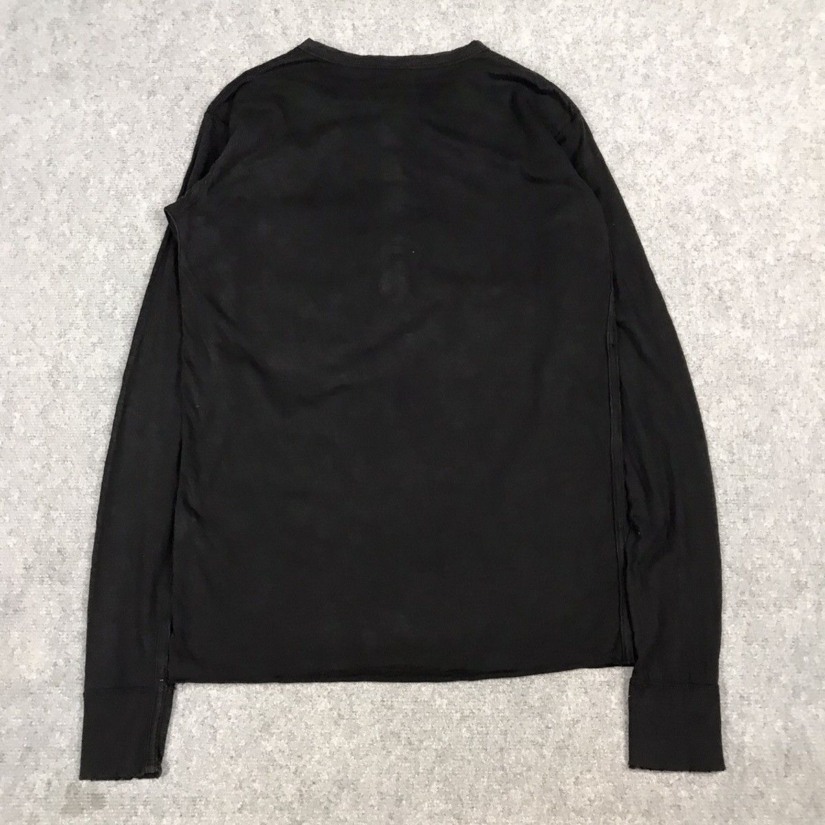 If Six Was Nine × Japanese Brand FALLEN DISTRESS DESIGN LONG SLEEVE TSHIRT BUTTON STYLE Size US S / EU 44-46 / 1 - 5 Thumbnail