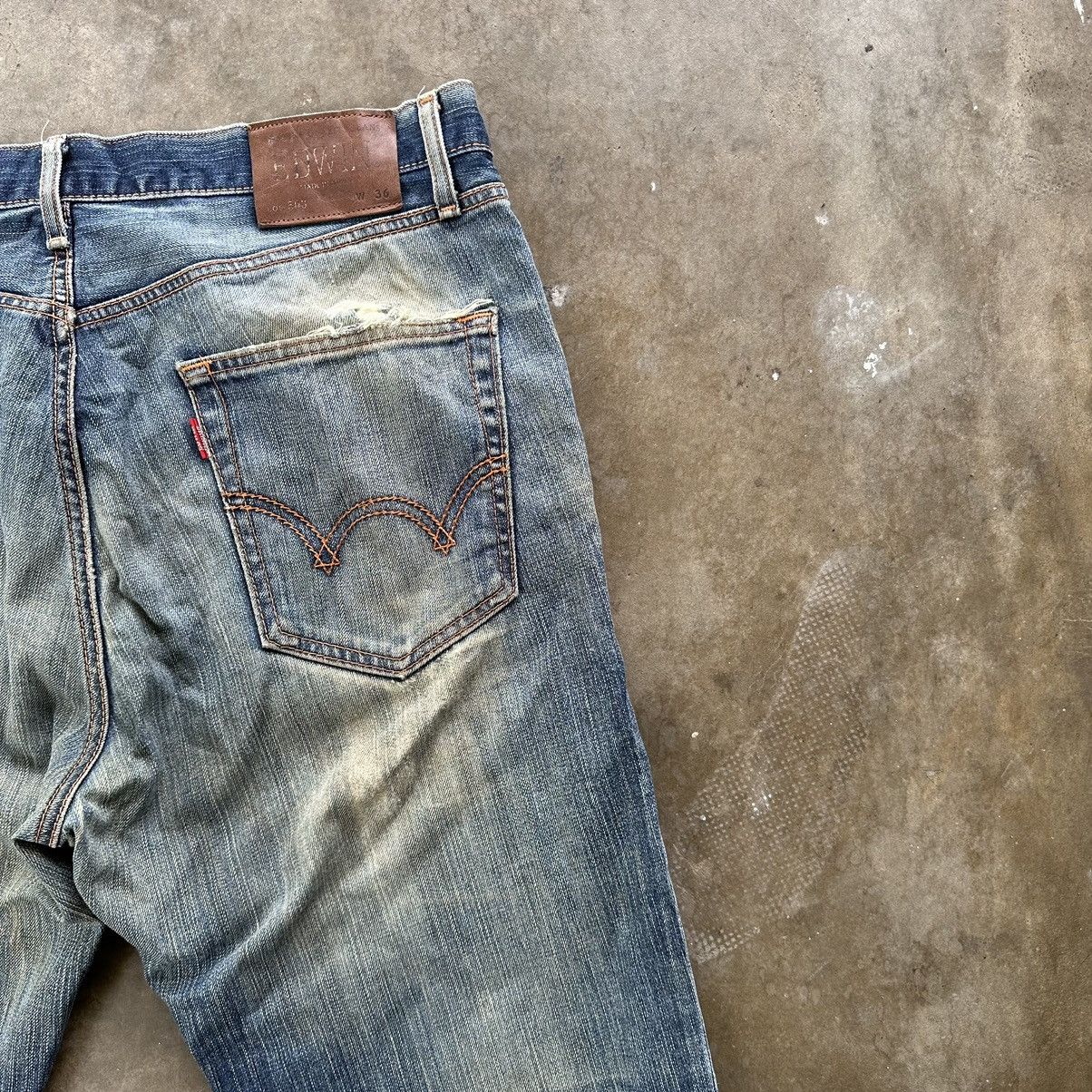 Japanese Brand Vintage Edwin Japanese Faded Rusty Denim Jean Pant W37 Size US 37 - 13 Thumbnail