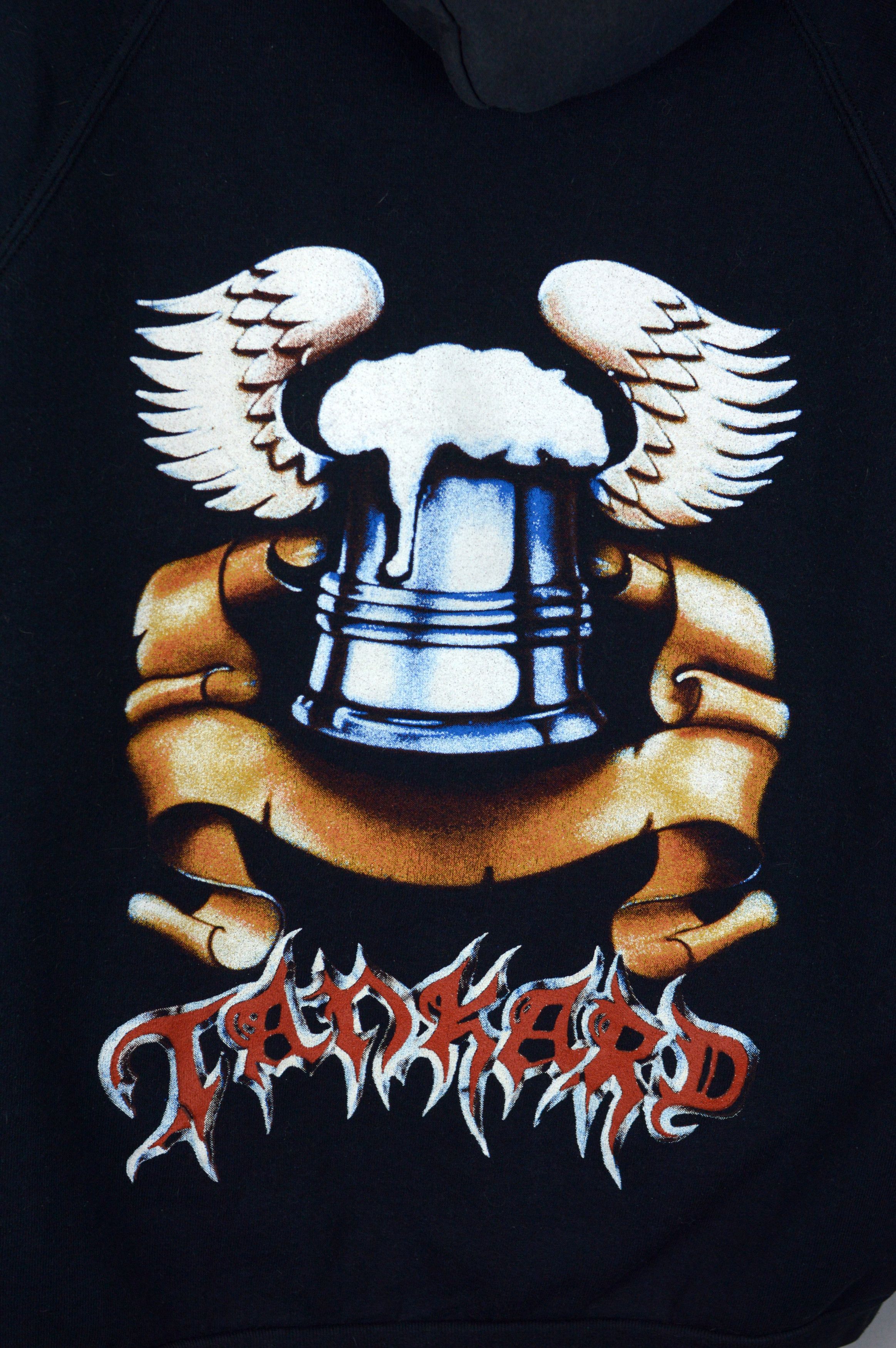Band Tees × Vintage Vintage Tankrad 90s hoodie Size US XL / EU 56 / 4 - 7 Thumbnail