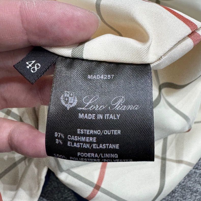 Loro Piana LORO PIANA Dark blue cashmere coat Size US M / EU 48-50 / 2 - 3 Thumbnail
