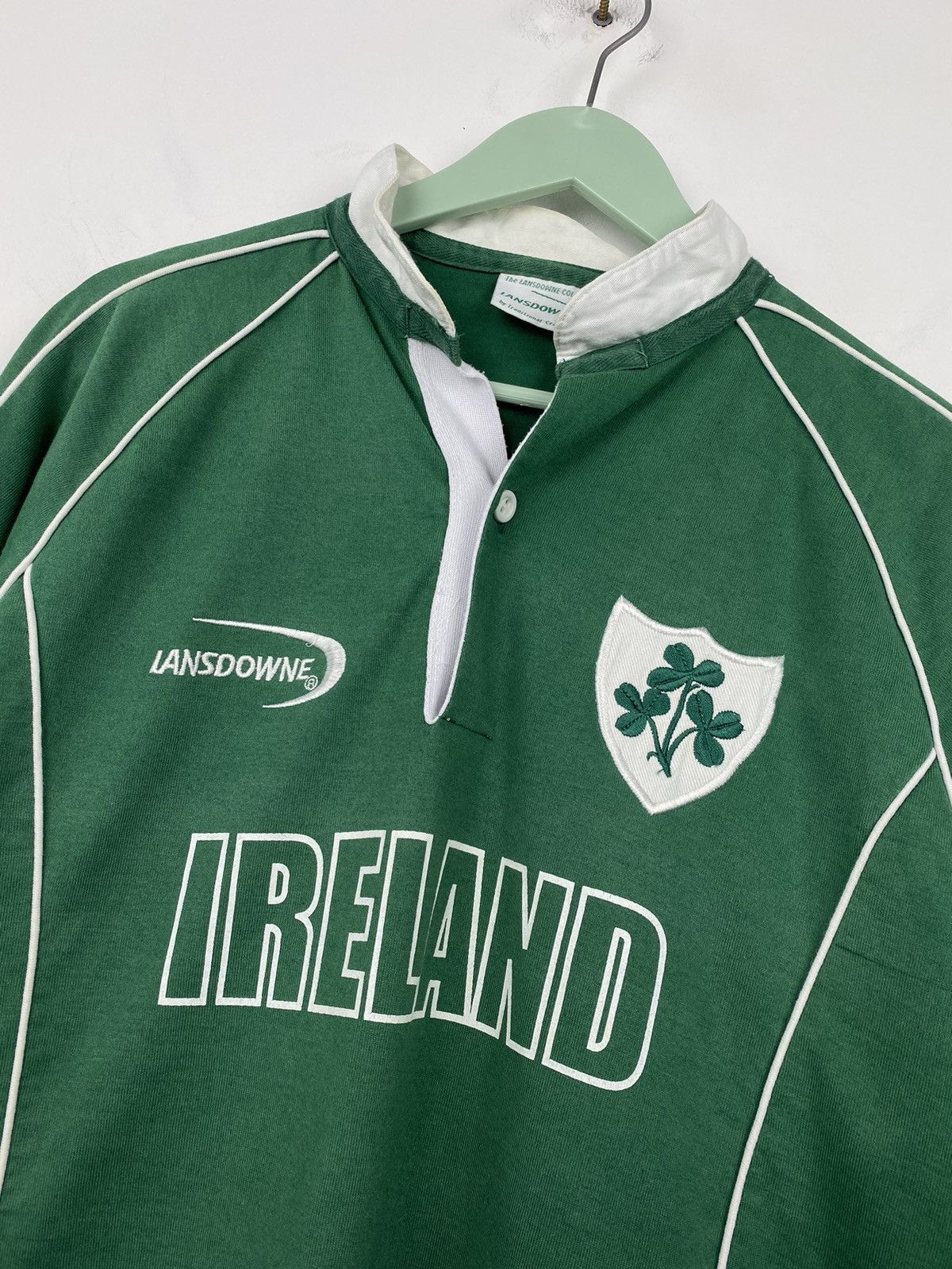Vintage Vintage Ireland Lansdowne Rugby Shirt Jersey Australia Size US XXL / EU 58 / 5 - 2 Thumbnail