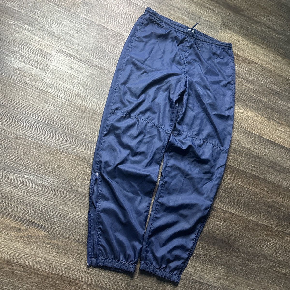 Nike Navy nike track pants baggy medium Size US 32 / EU 48 - 1 Thumbnail