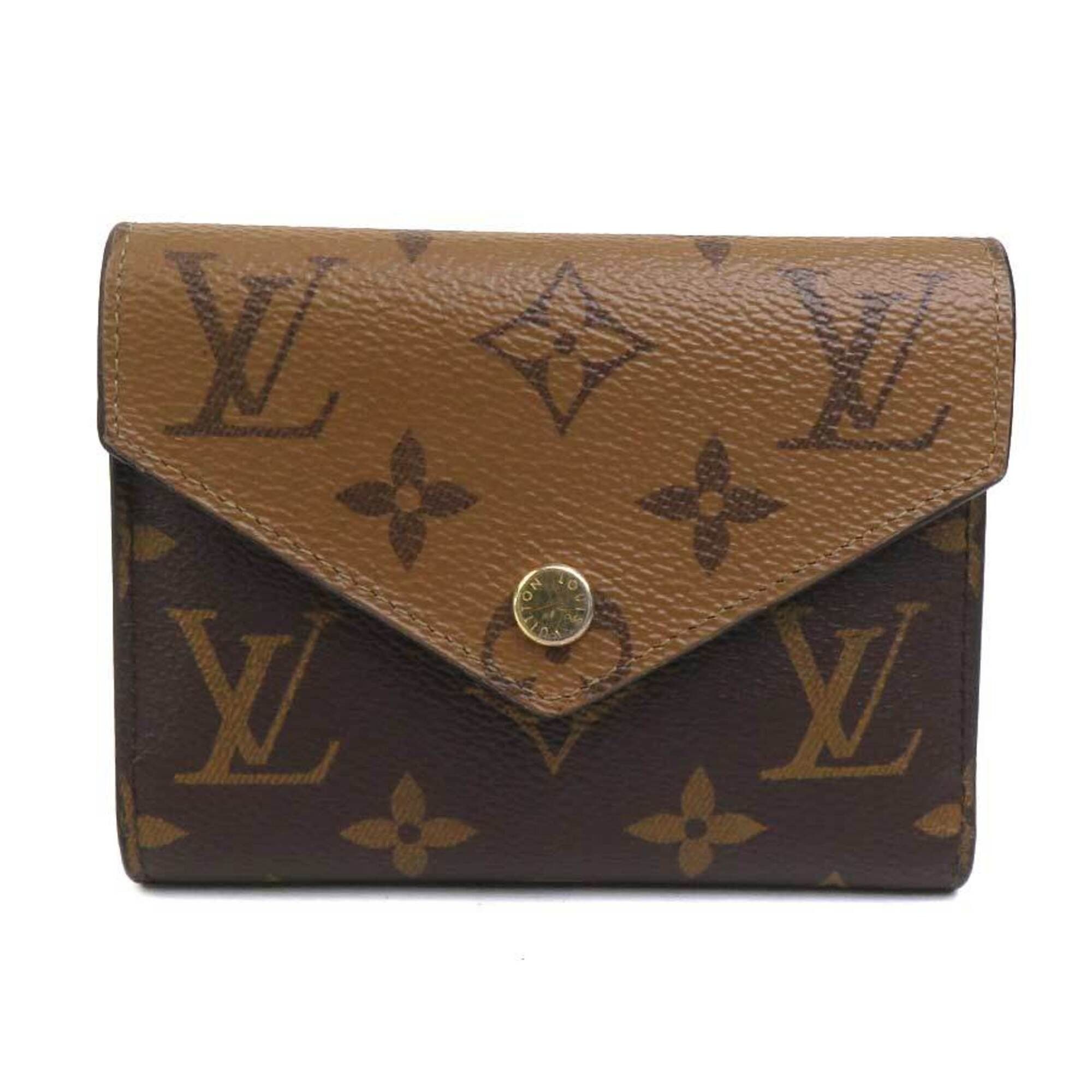 Louis Vuitton Louis Vuitton Tri-fold Wallet Monogram Reverse Portefeuille Victorine Brown Men's Women's M81557 Free Shipping h32098i Size ONE SIZE - 1 Thumbnail