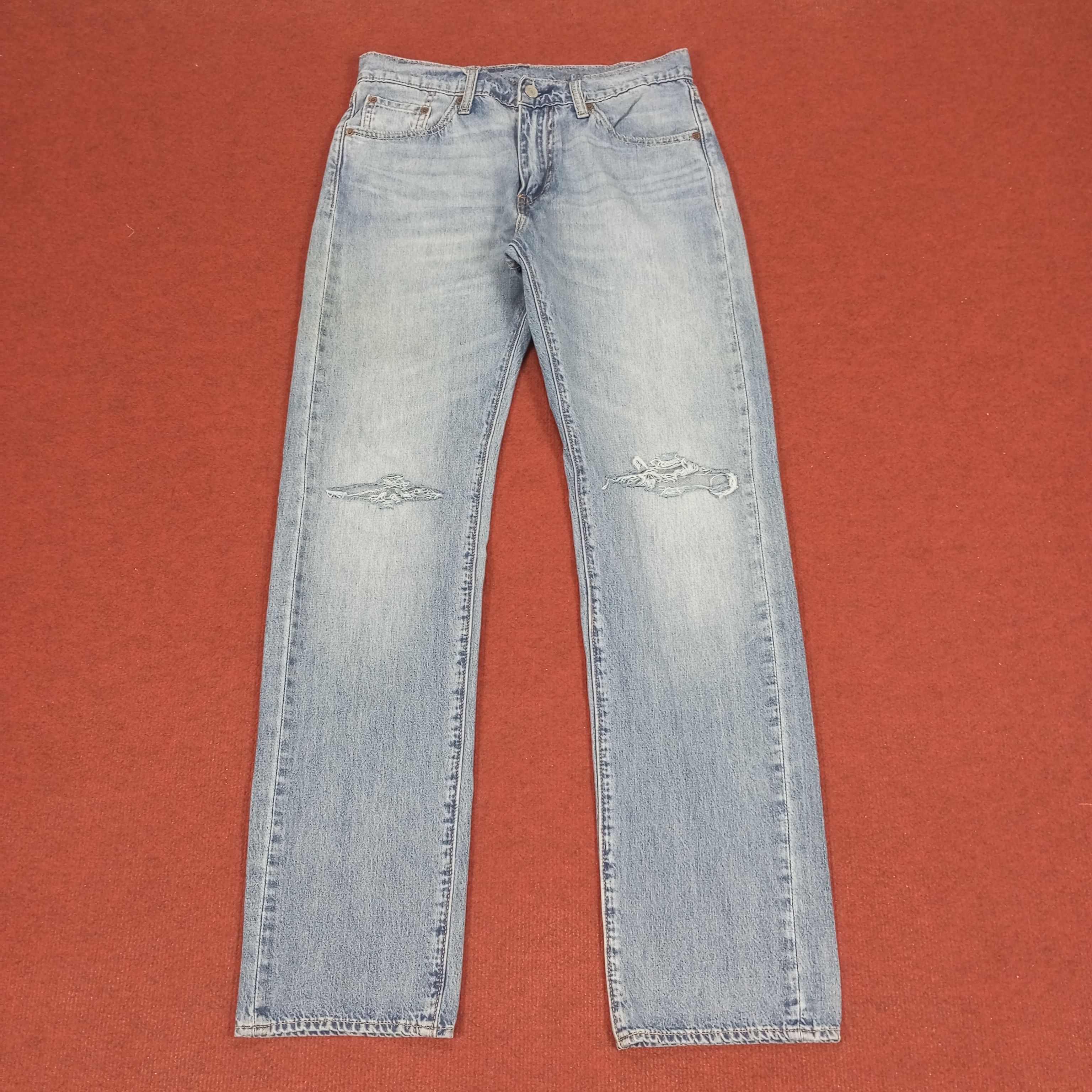 Levi's × Vintage Levis Big E Streetwear Distressed Jeans Size US 30 / EU 46 - 1 Thumbnail