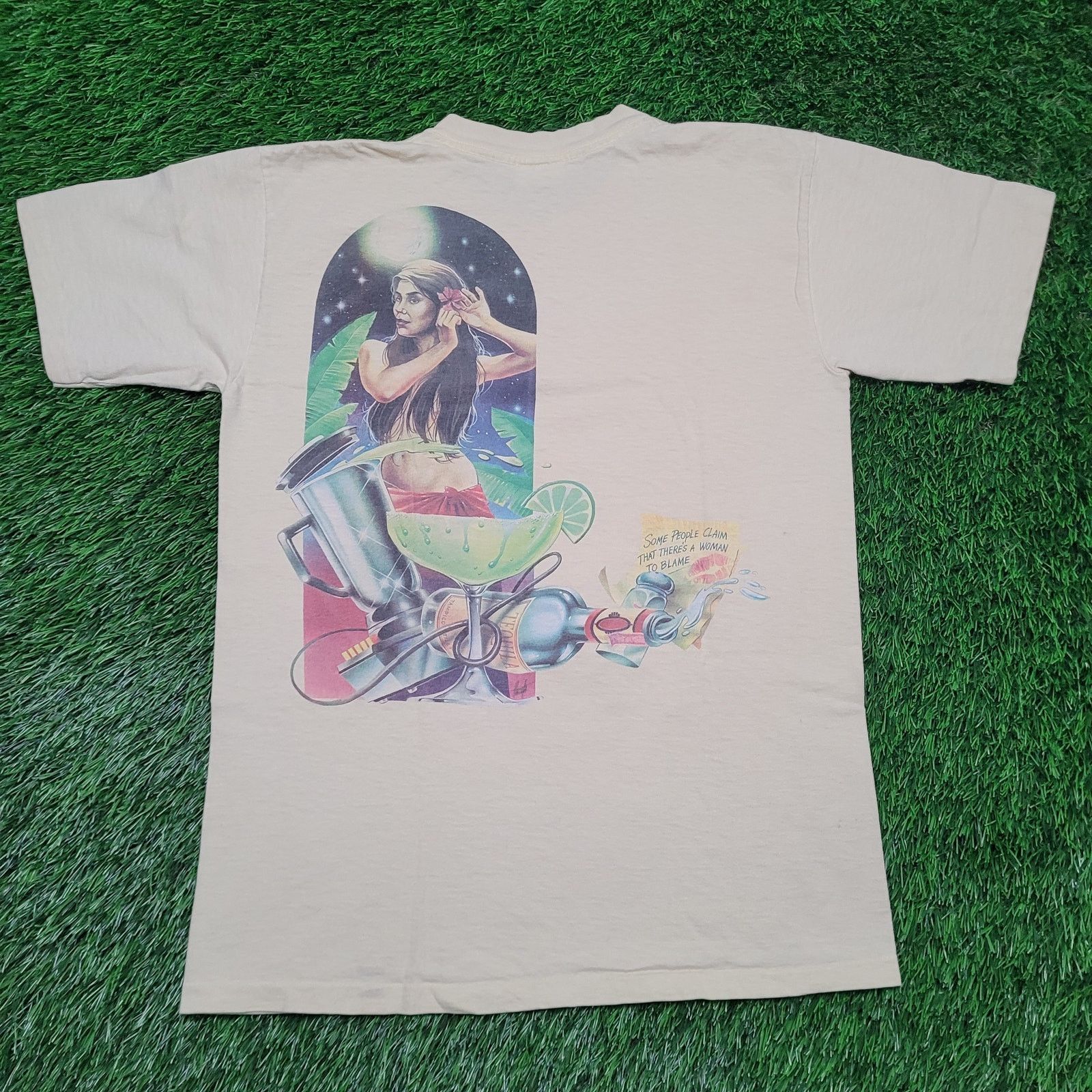 Vintage VTG 80s Jimmy Buffett Margaritaville T-Shirt S Two Sided Size US S / EU 44-46 / 1 - 6 Thumbnail