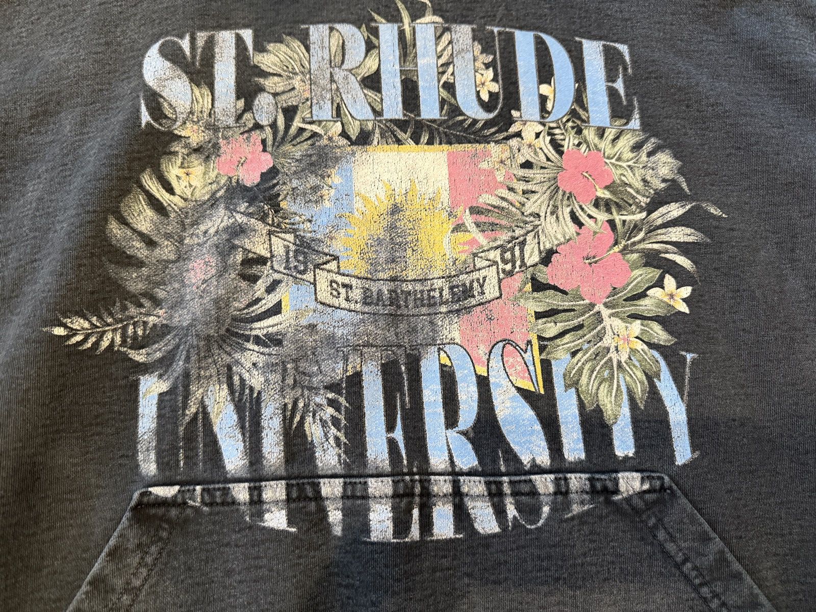 Rhude Rhude Medium Hooded Sweatshirt Black Size US L / EU 52-54 / 3 - 5 Thumbnail