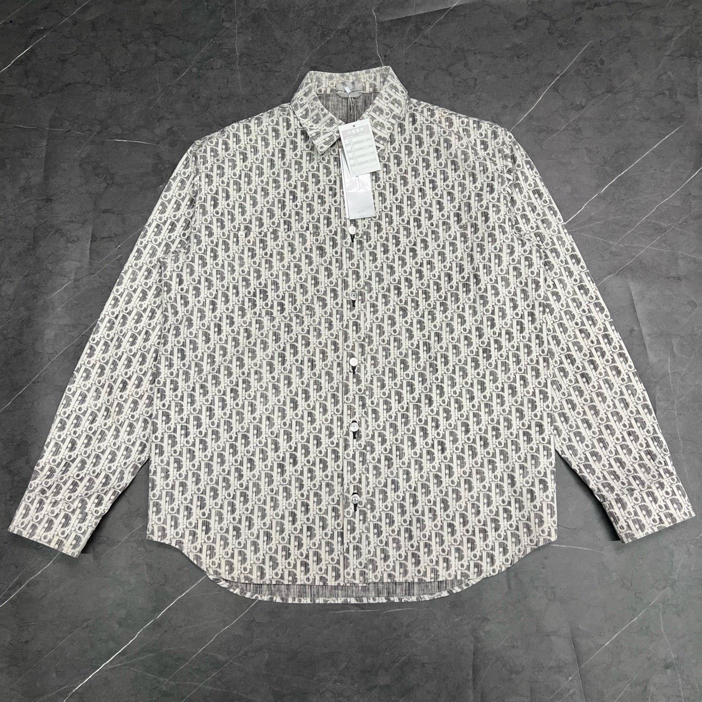 Dior Dior Retro Denim Gray Shirt 40 Men Size US M / EU 48-50 / 2 - 1 Thumbnail