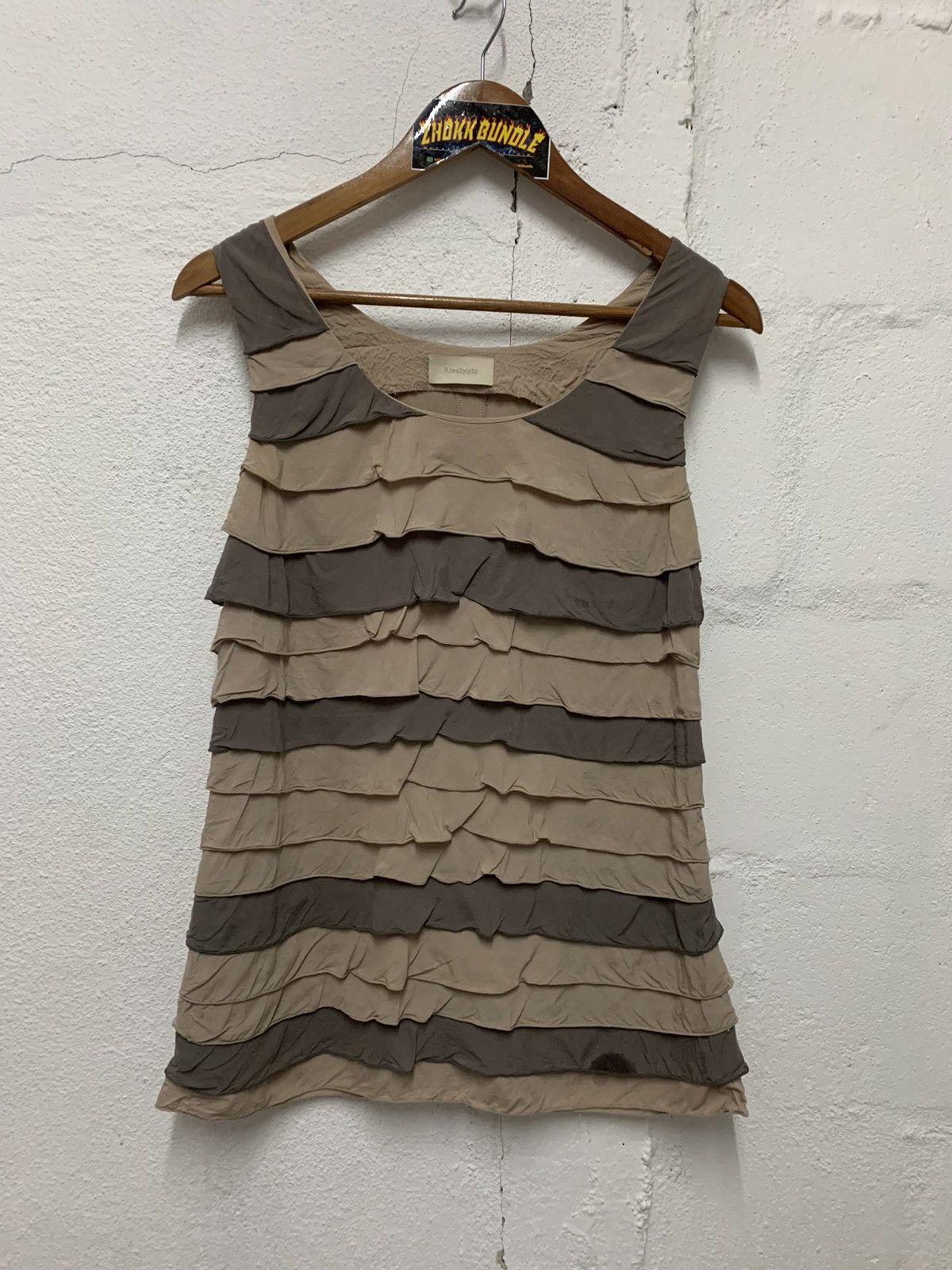 Japanese Brand Crinkle Tiered Dress Size S / US 4 / IT 40 - 1 Thumbnail