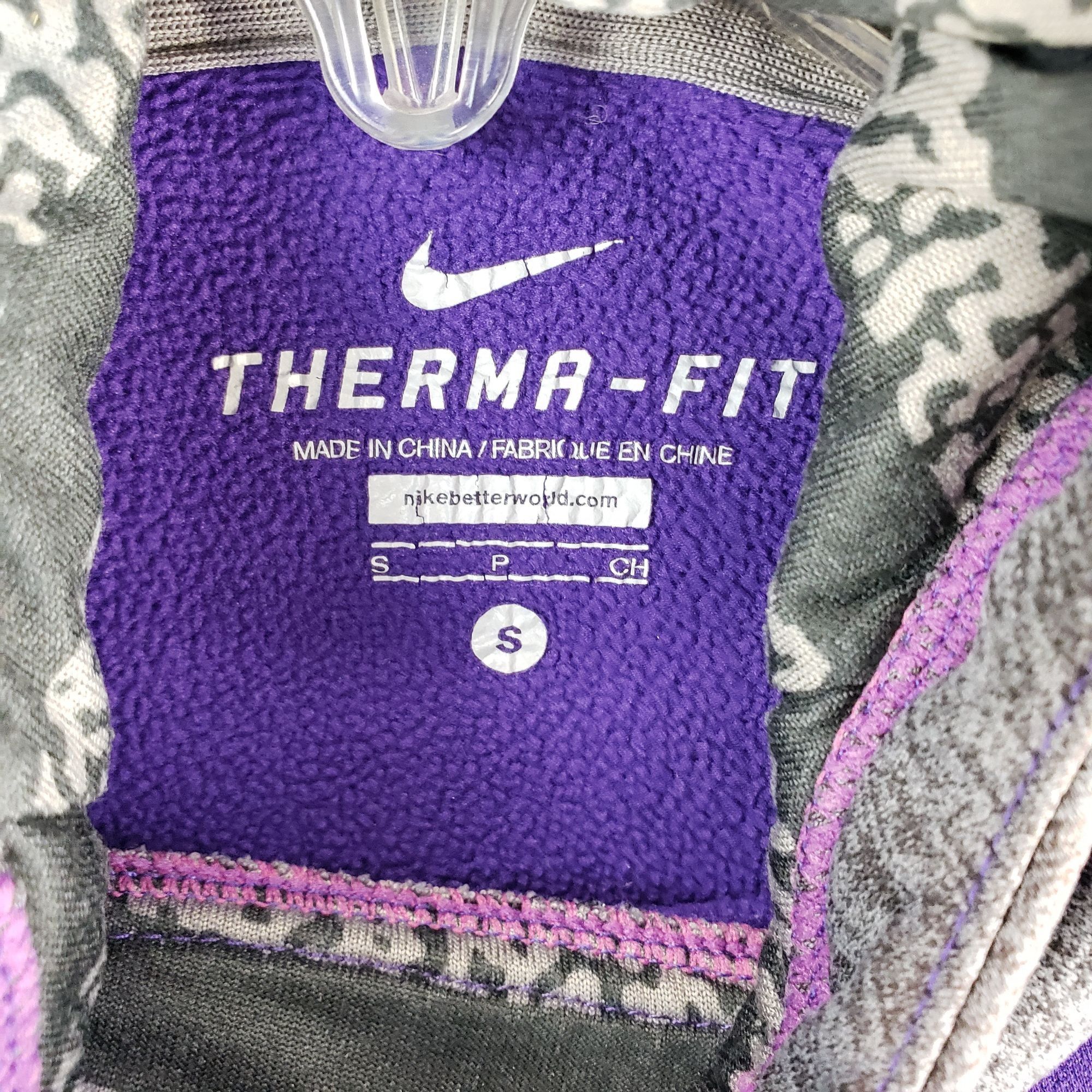 Nike Nike Womens Purple & Gray Athletic Hoodie Sweatshirt Size S Size S / US 4 / IT 40 - 7 Thumbnail